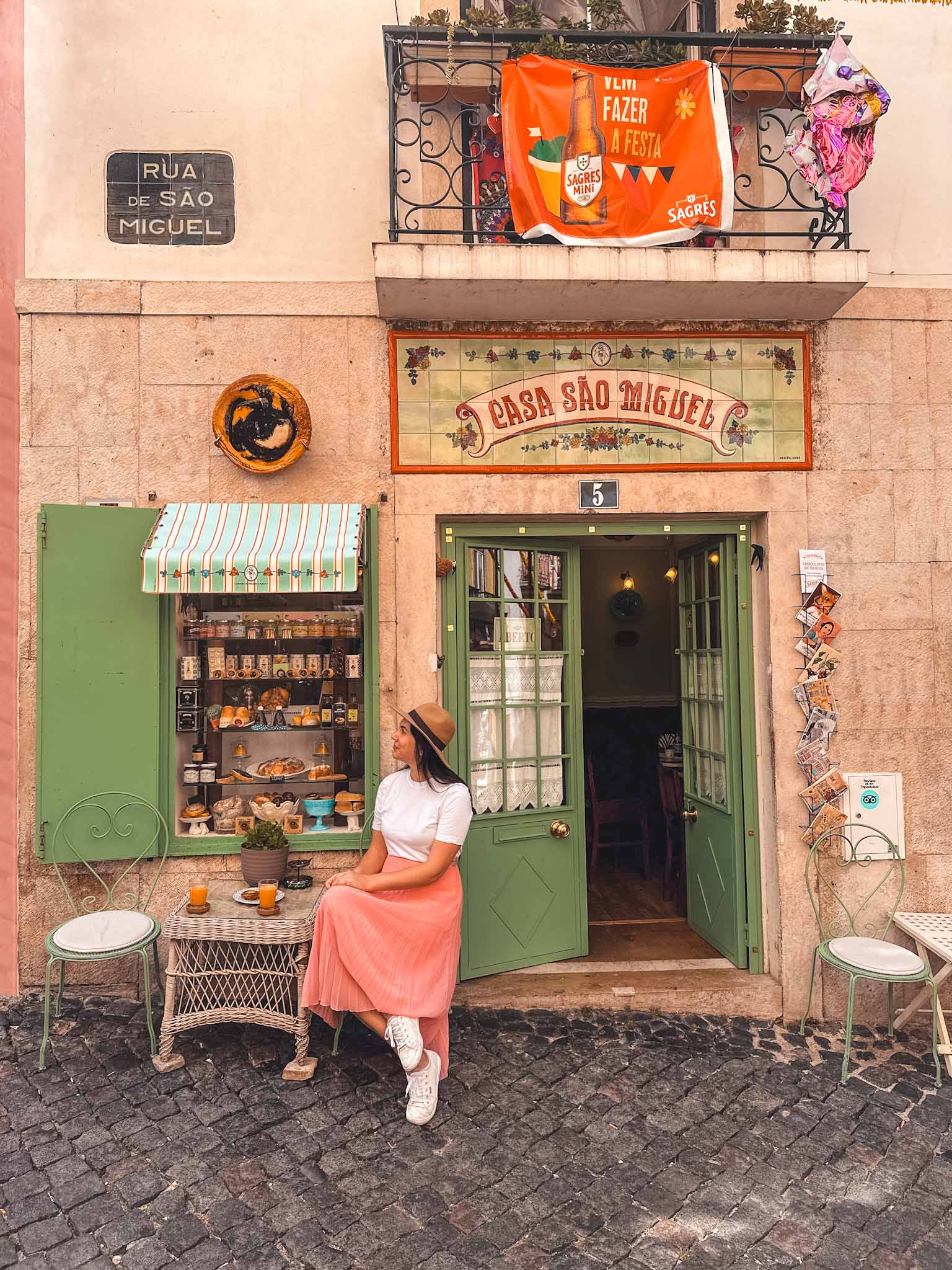 Best Instagram photo spots in Lisbon, Portugal - Casa São Miguel café