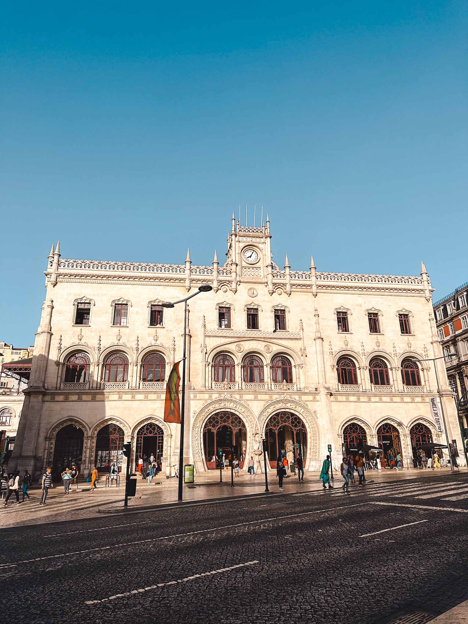 Best Instagram photo spots in Lisbon, Portugal - Rossio railway station