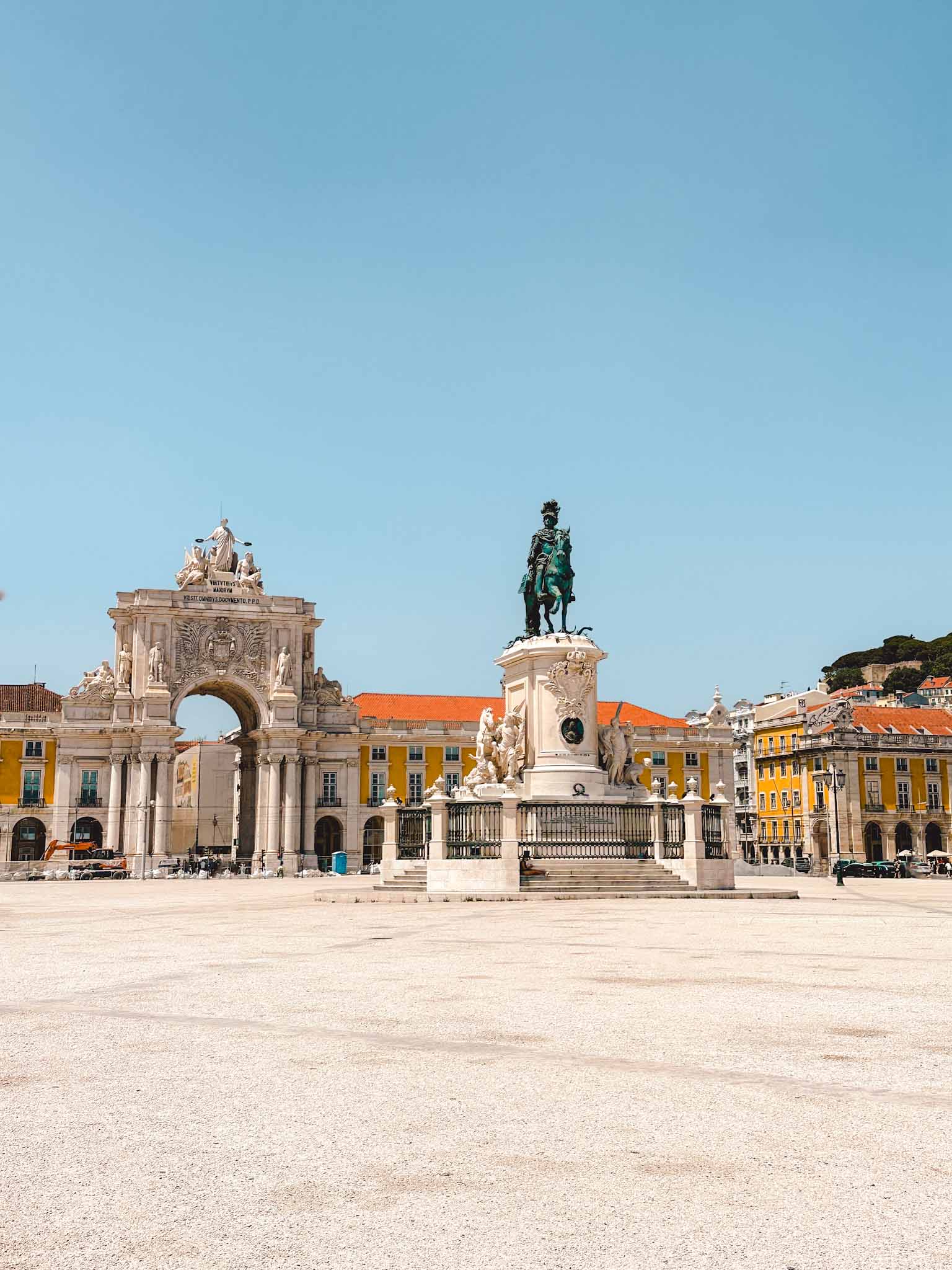 Most beautiful places in Lisbon - Praça do Comércio