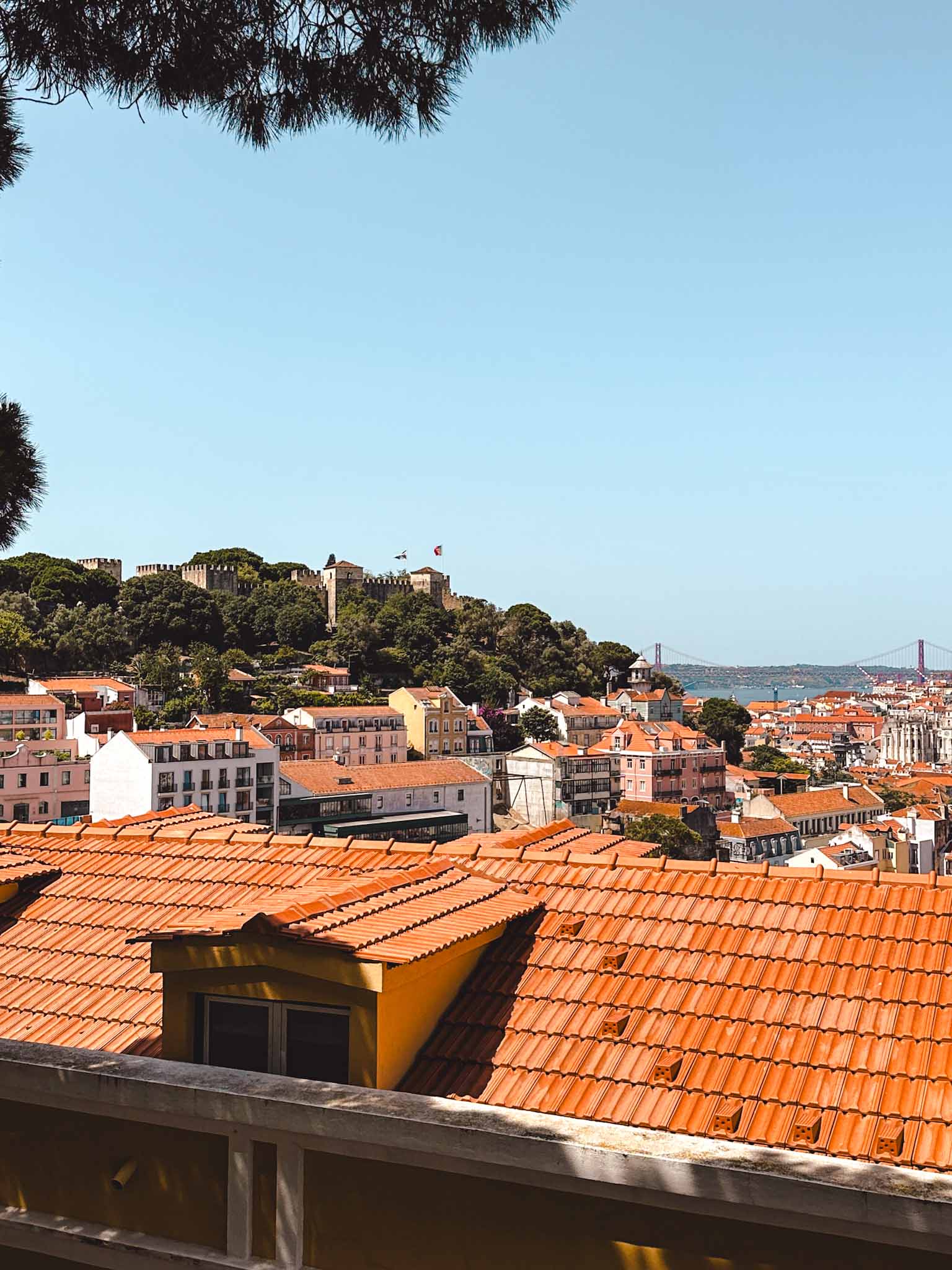 Best viewpoints and rooftops in Lisbon - Miradouro da Graça