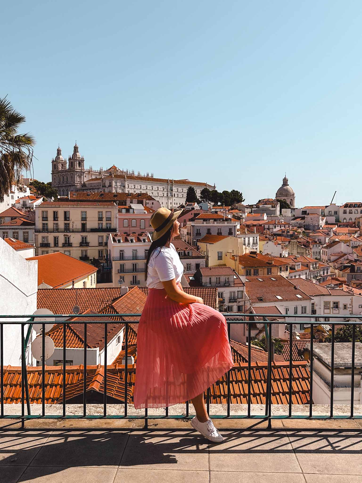 Best Instagram spots in Lisbon - Miradouro das Portas do Sol