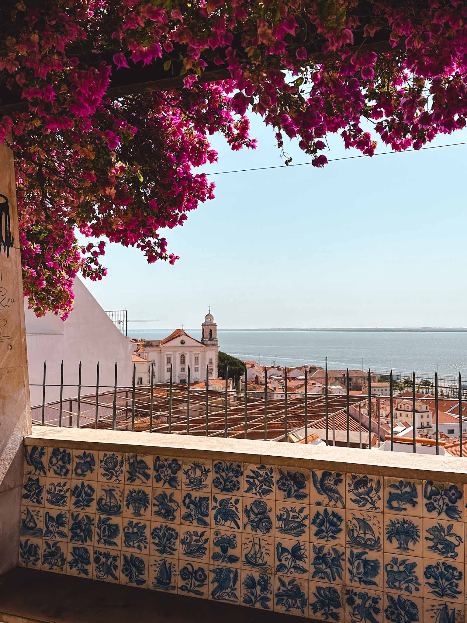 Best viewpoints and rooftops in Lisbon - Miradouro de Santa Luzia