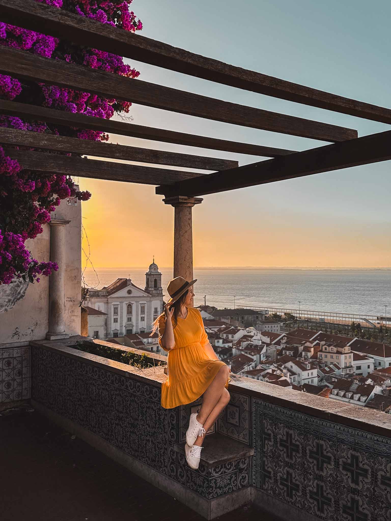 The most beautiful places in Lisbon - Miradouro de Santa Luzia viewpoint