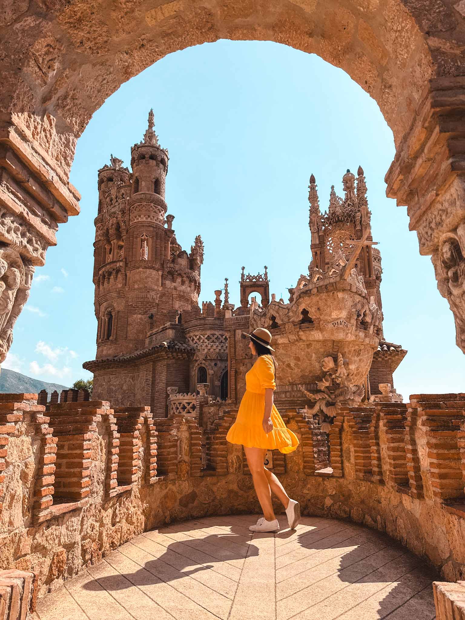 Castillo de Colomares - hidden gems in Andalusia, Spain