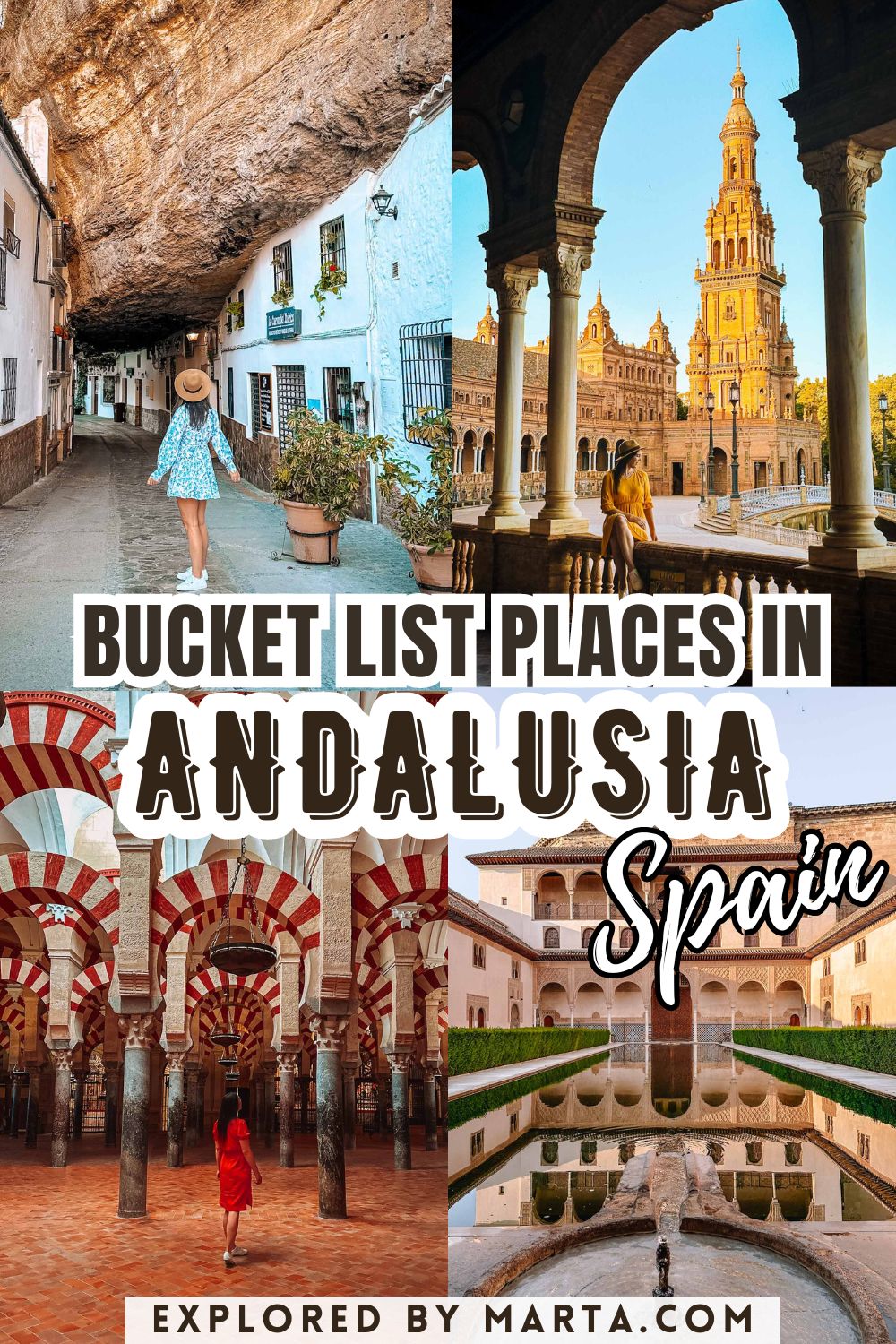 Andalusia bucket list - unforgettable destinations to visit in South of Spain