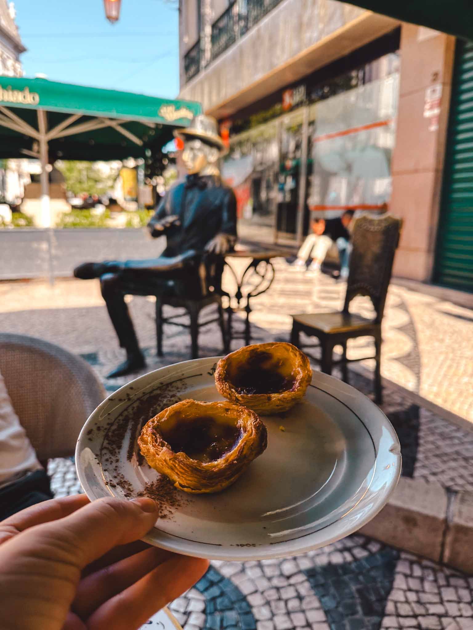 Best pastel de nata in Lisbon - A Brasileira