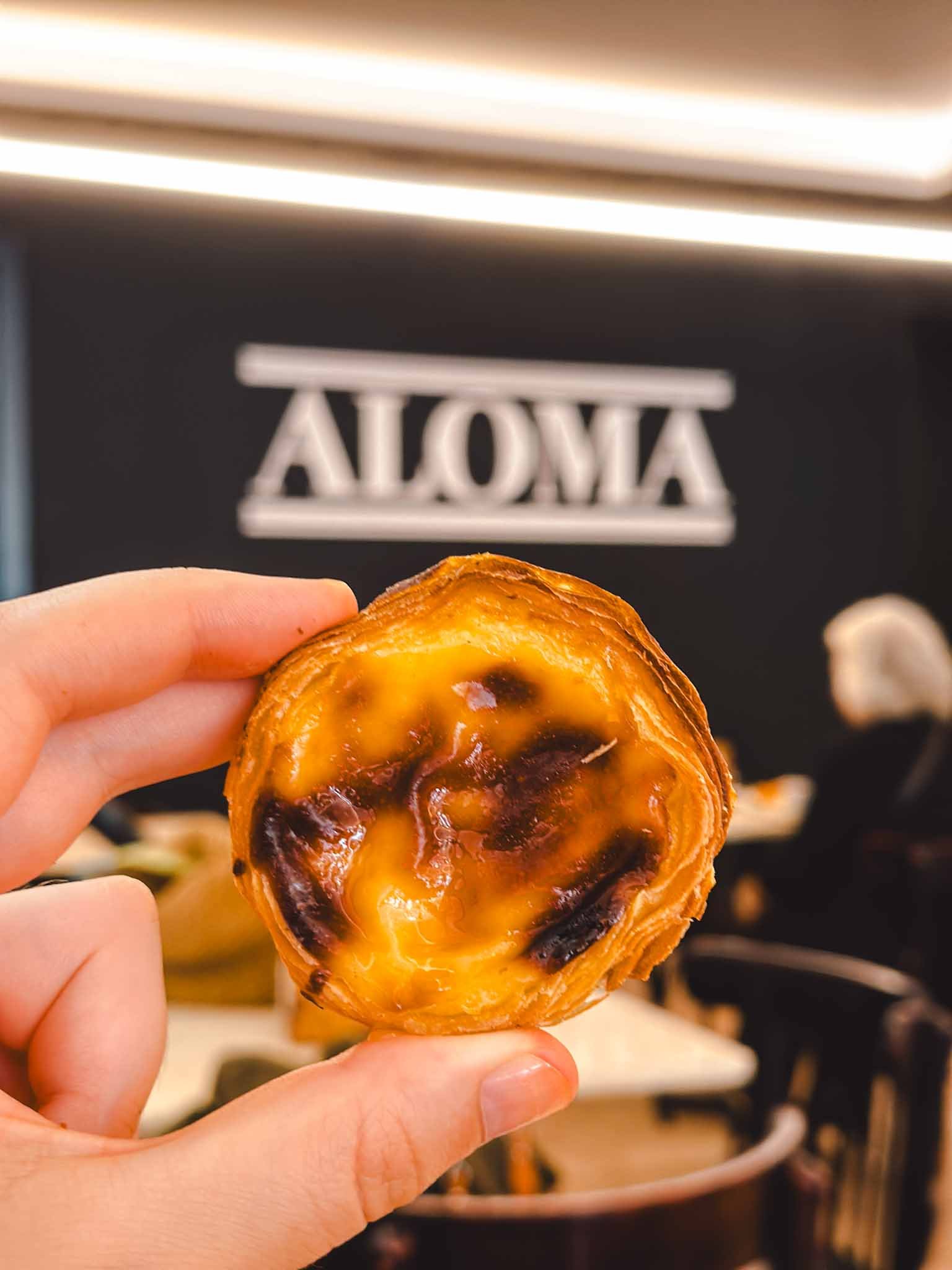 Best pastel de nata in Lisbon - Pastelaria Aloma