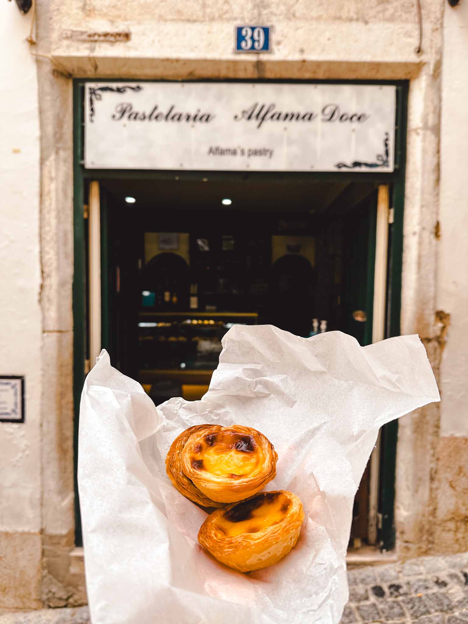 Best pastel de nata in Lisbon, Portugal - Alfama Doce