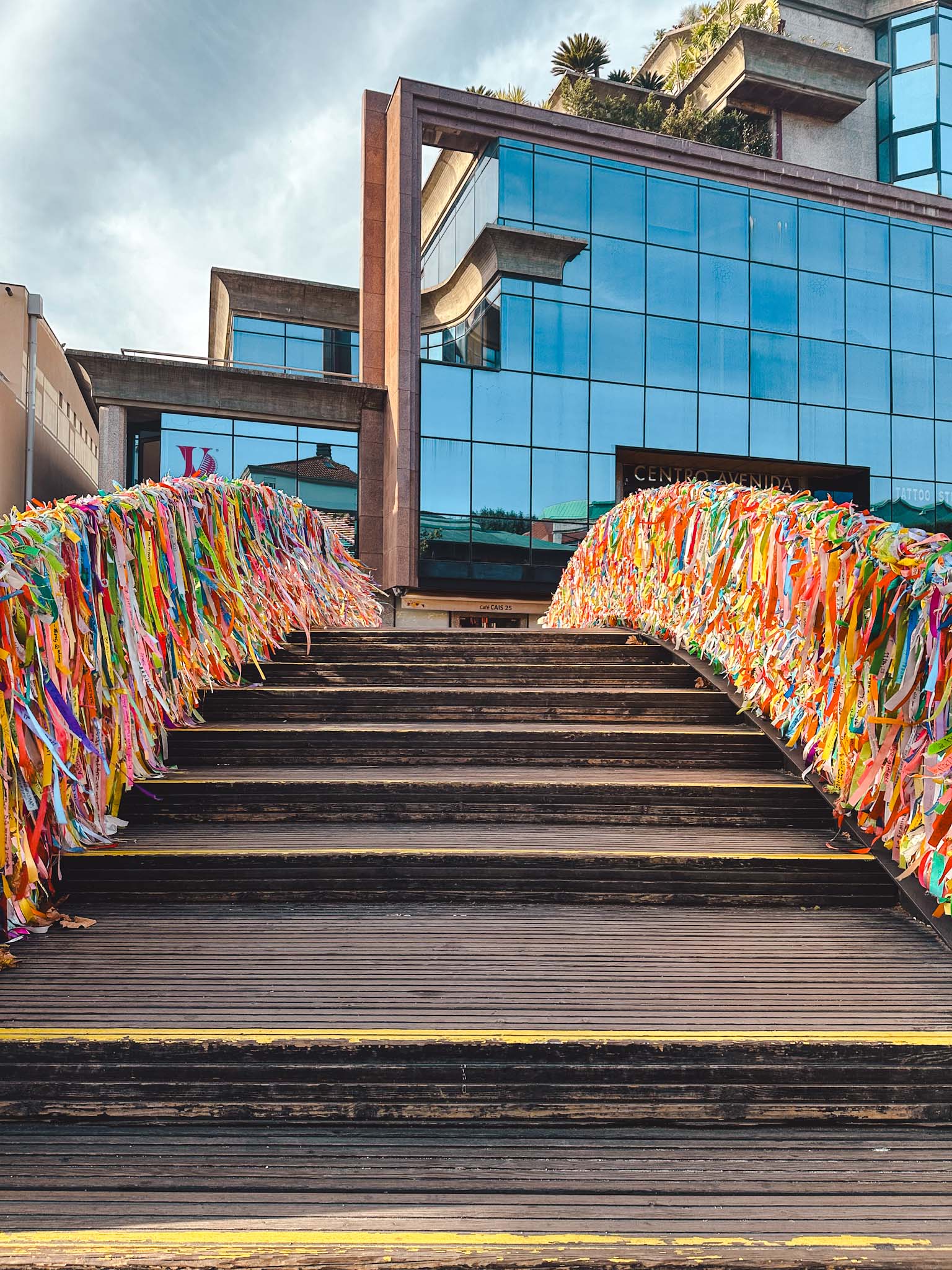 Best things to do in Aveiro, Portugal - friendship bridge with colorful ribbons