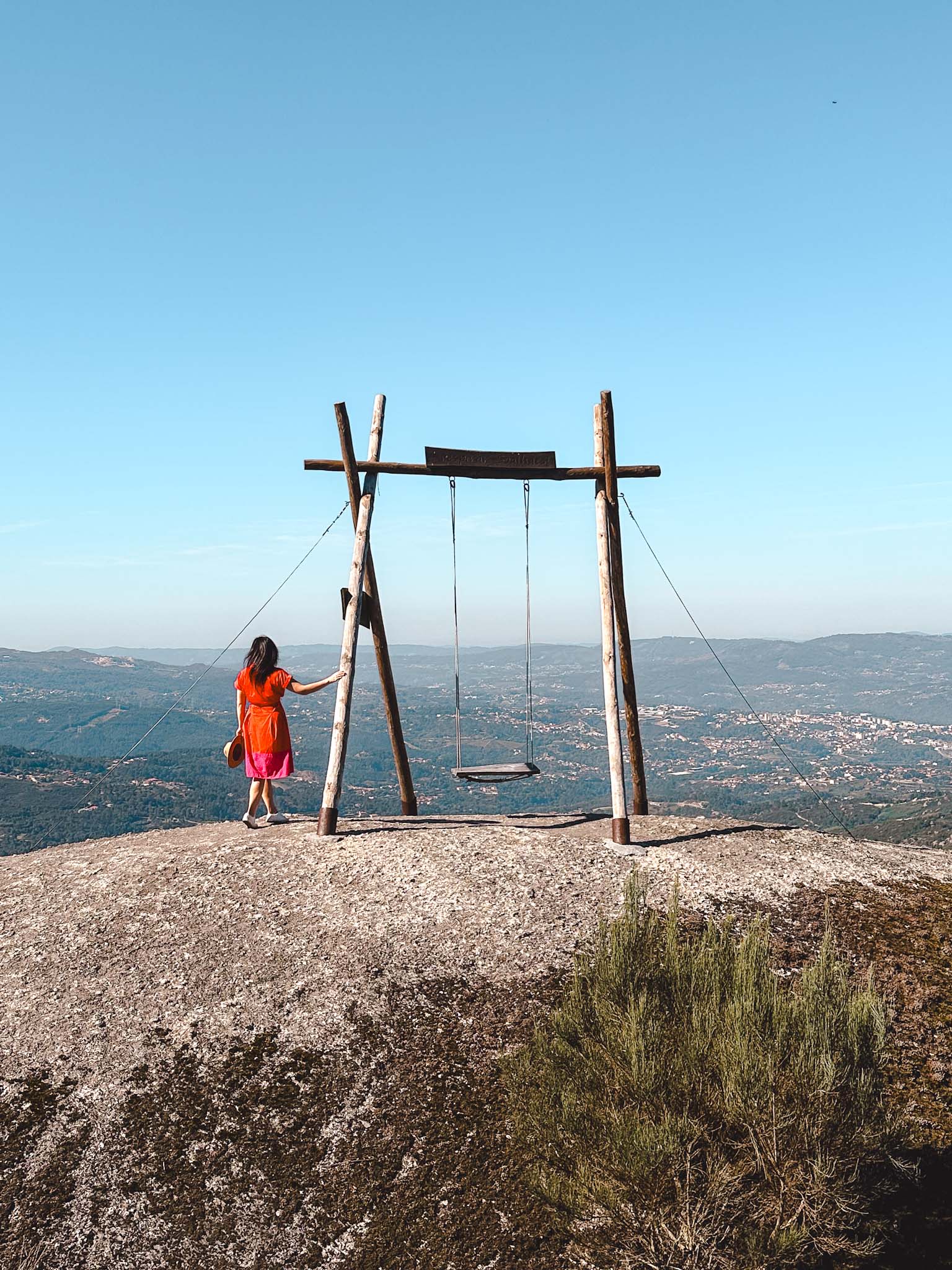 Baloiço de Soalhães swing in Portugal