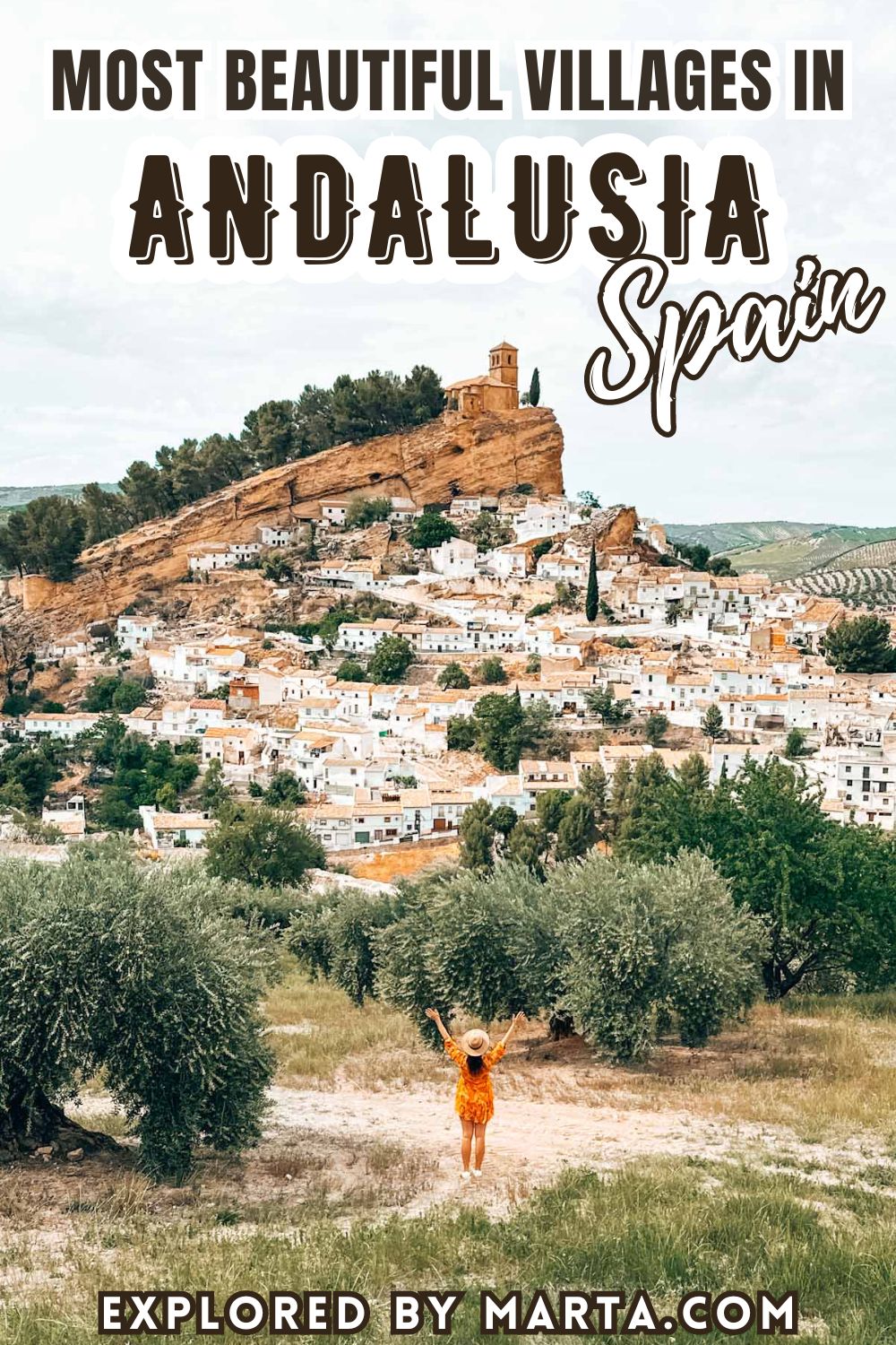 Beautiful white villages in Andalusia South of Spain