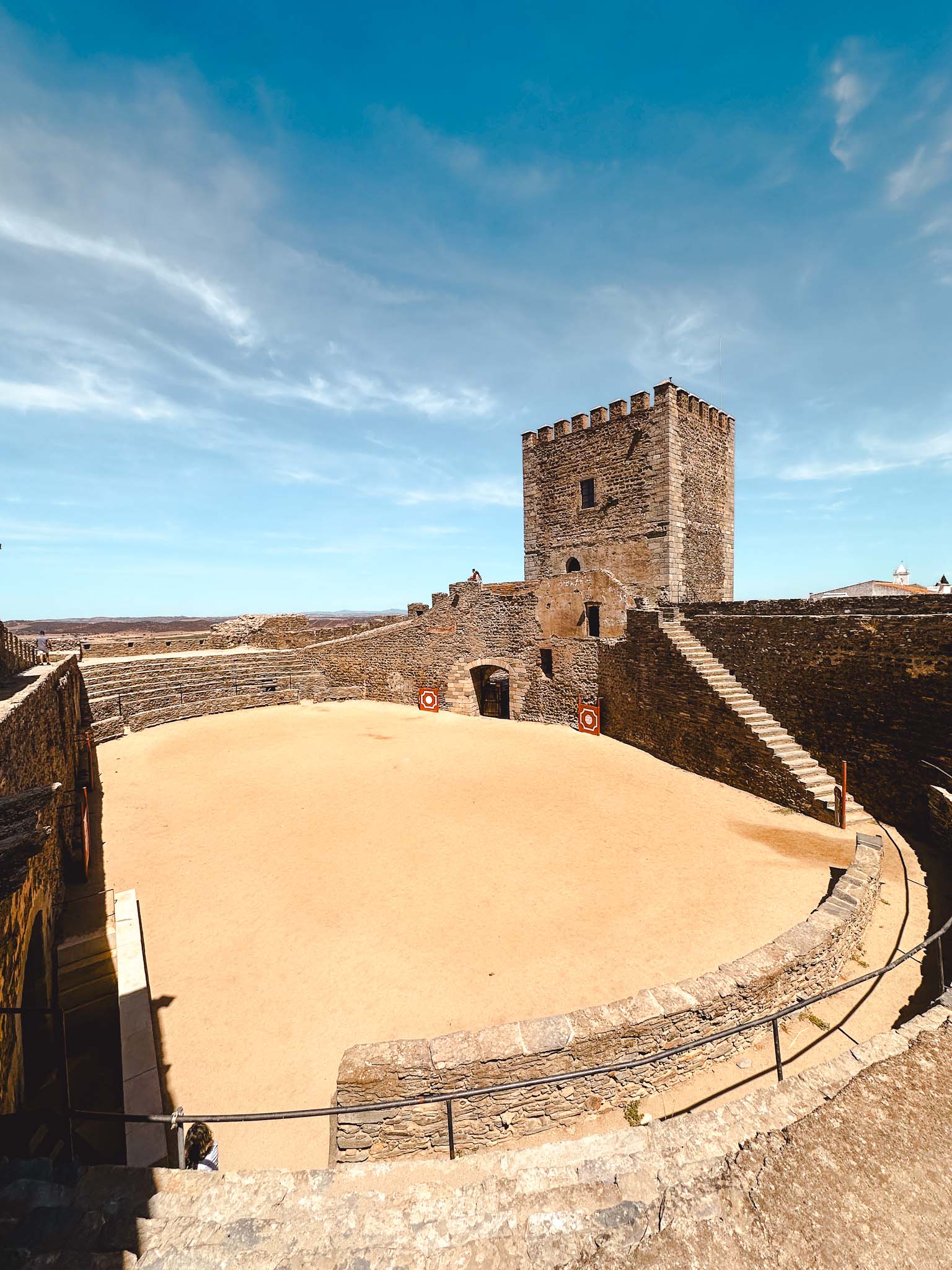 Castelo de Monsaraz - medieval hilltop town in Evora district in Portugal