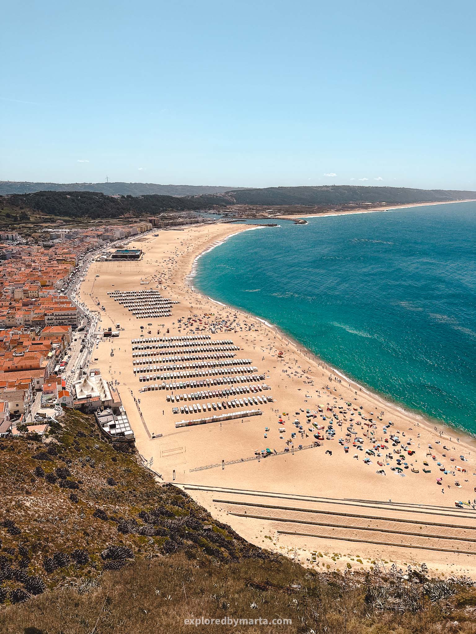 Nazaré, Portugal best things to do-Nazaré Beach
