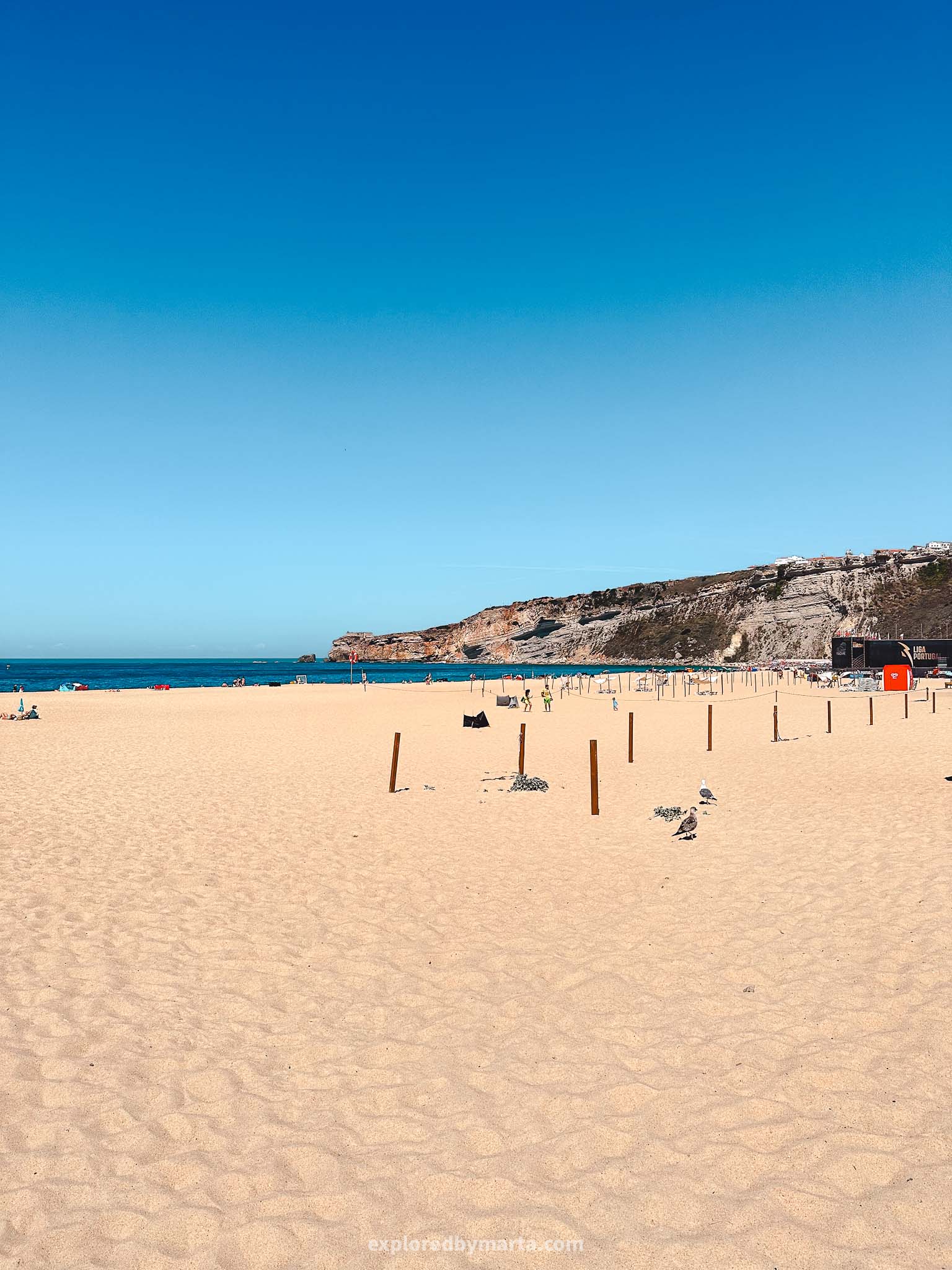 Nazaré, Portugal best things to do-Nazaré Beach