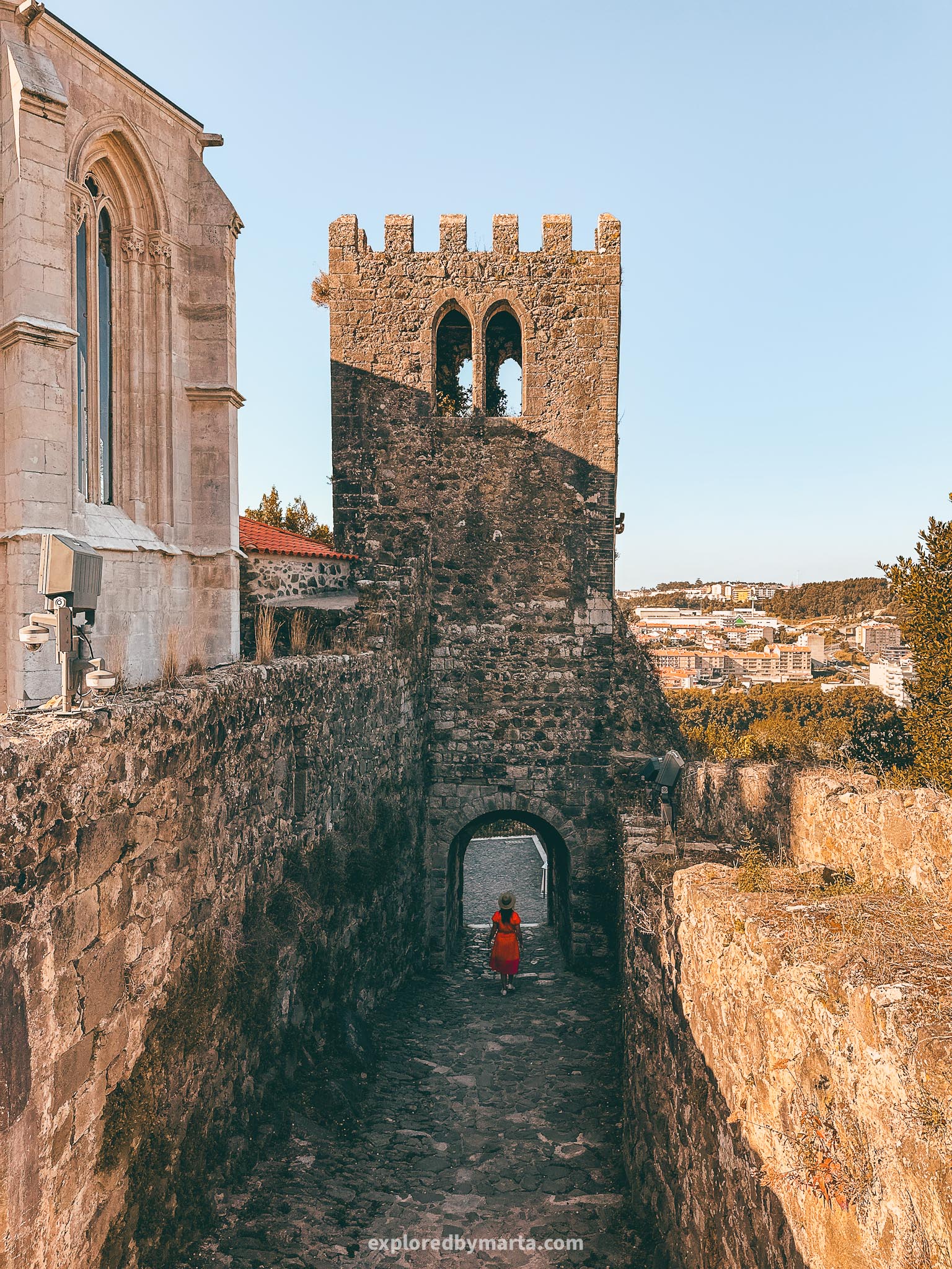 Castelo de Leiria medieval castle in Portugal