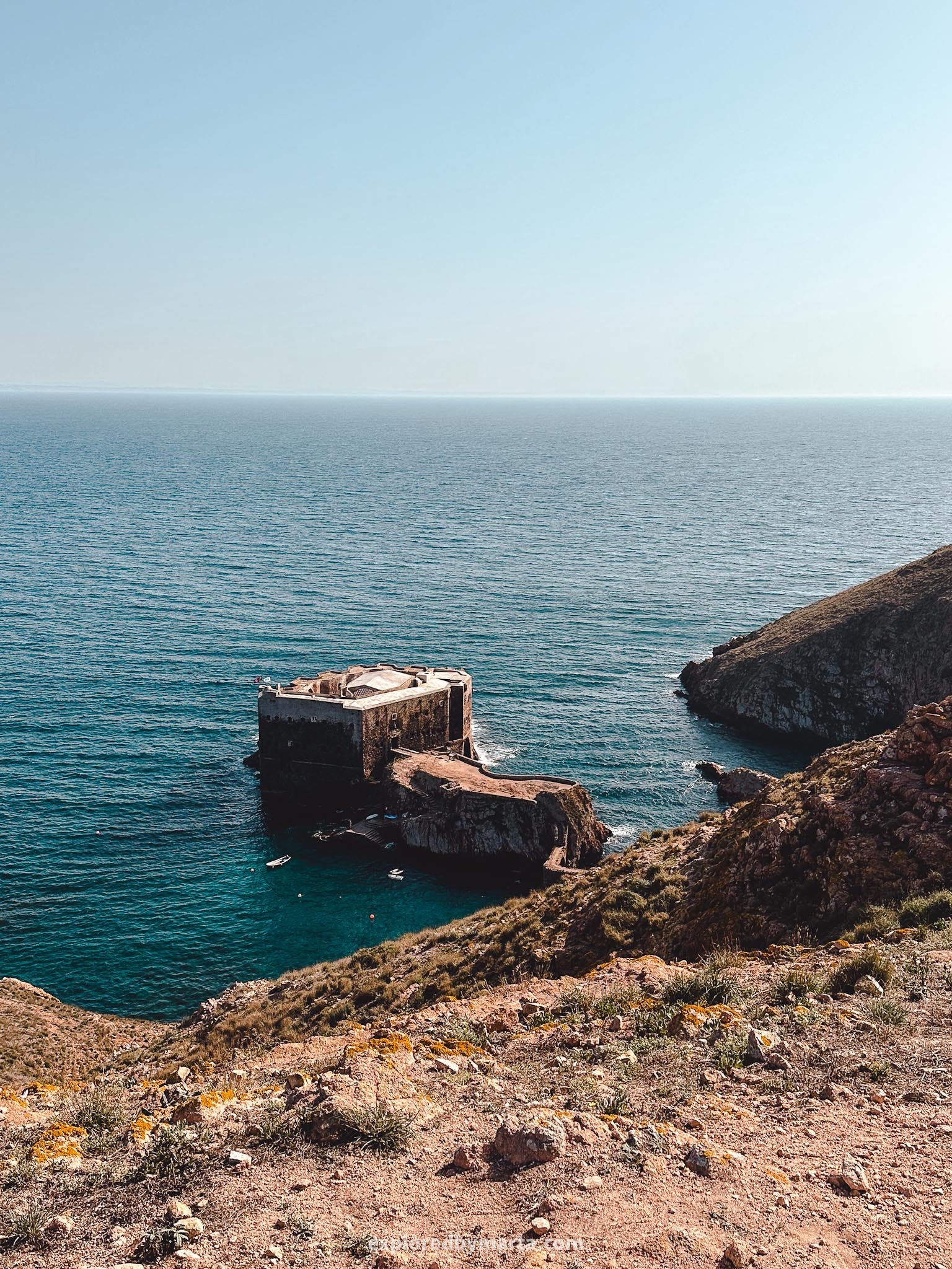 Fort of São João Baptista in Berlengas archipelago in Portugal