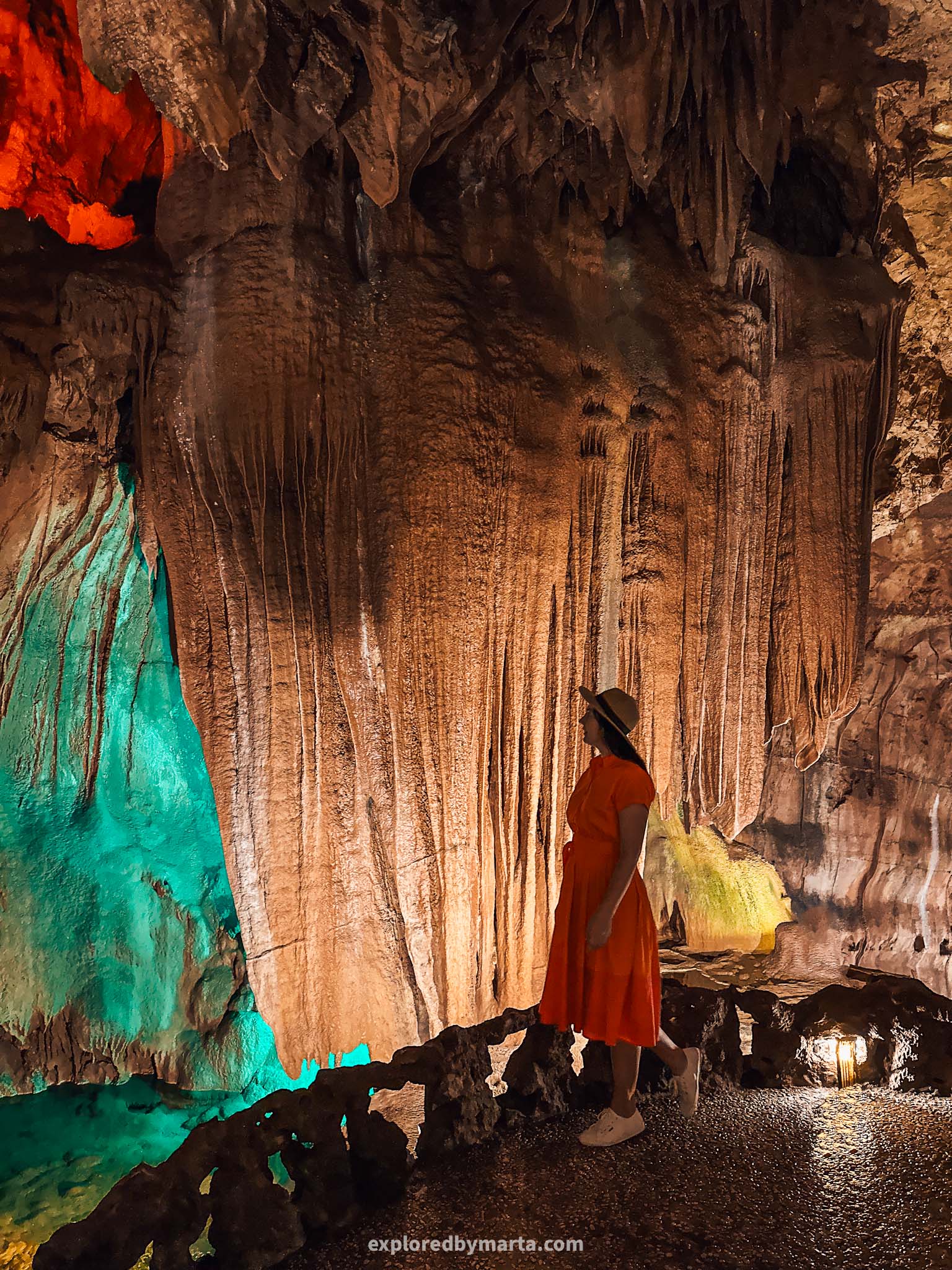 Grutas de Mira de Aire limestone caves in Portugal