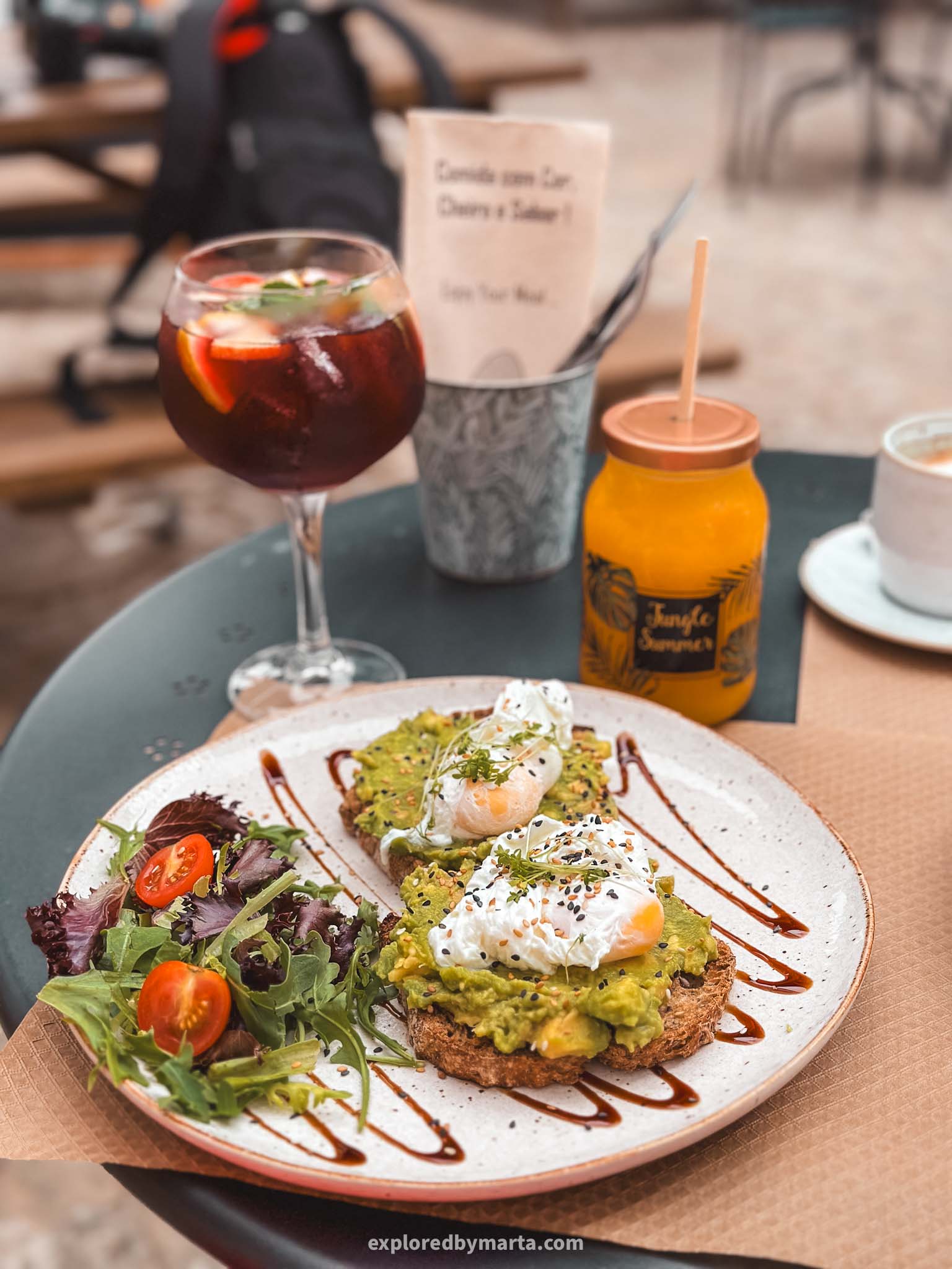 Óbidos, Portugal things to do-Avocado Coffee & Healthy Food