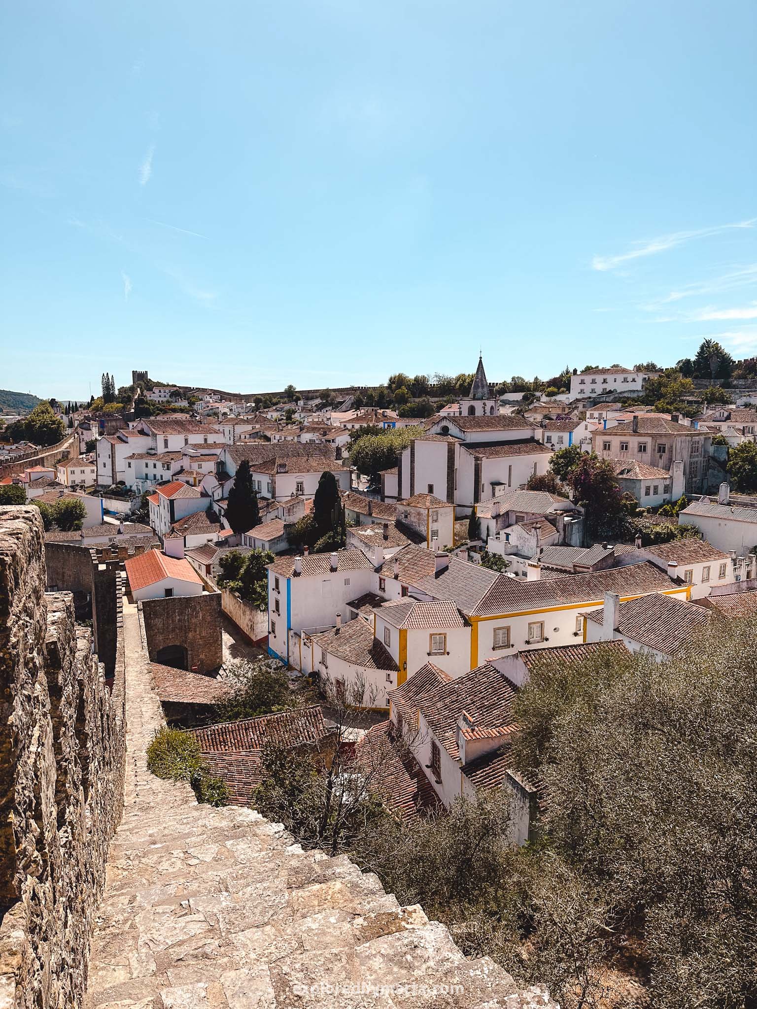 Óbidos, Portugal things to do-Wall of Óbidos