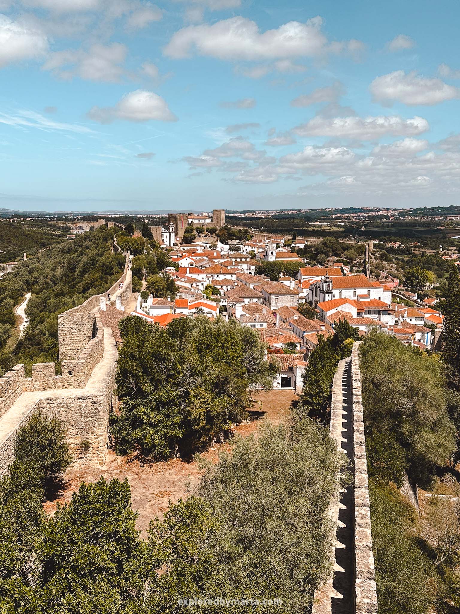 Óbidos, Portugal things to do-Wall of Óbidos