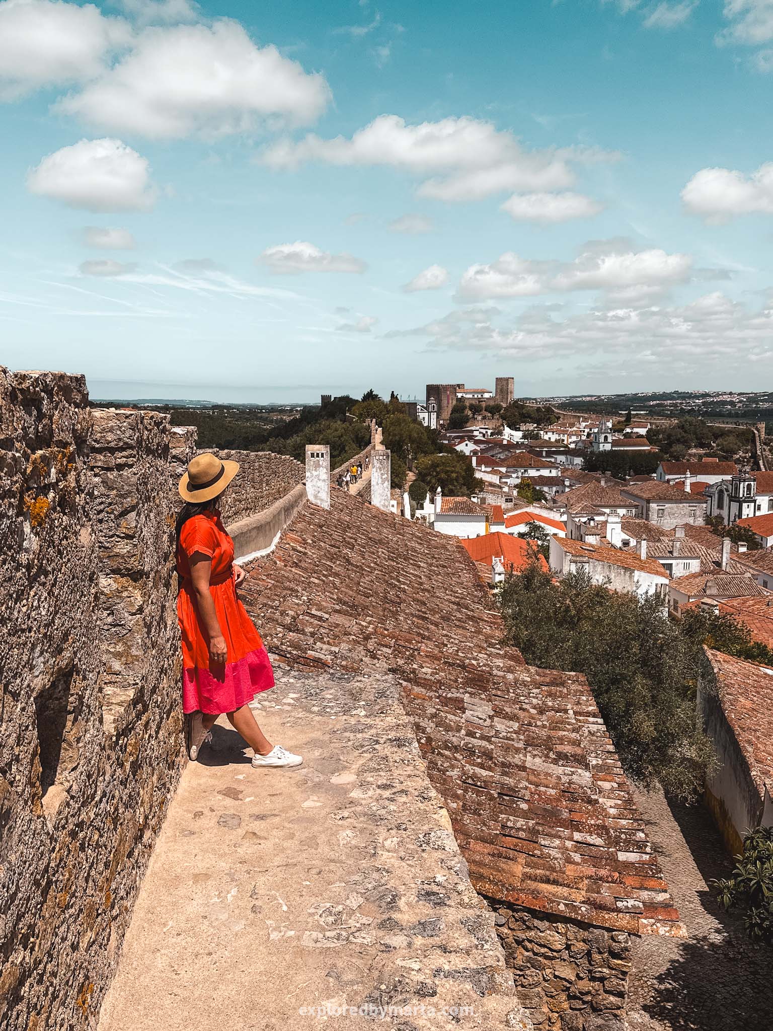 Óbidos, Portugal things to do-Wall of Óbidos