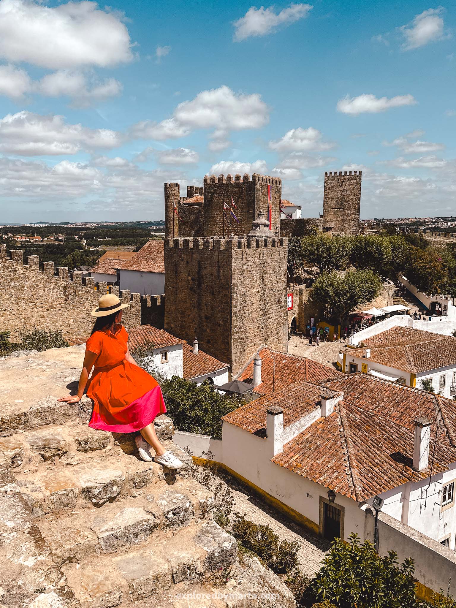 Óbidos, Portugal things to do-Wall of Óbidos