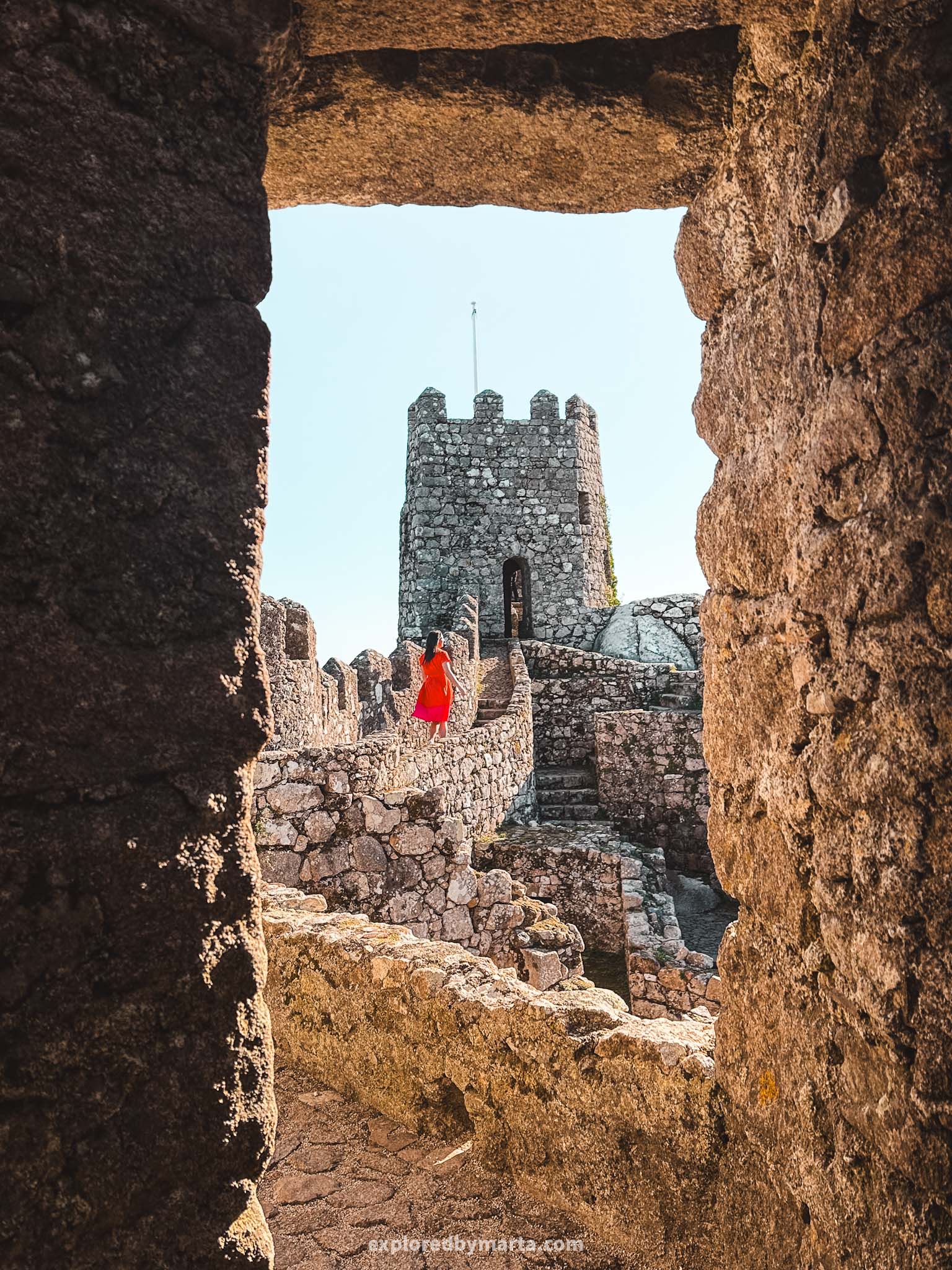 Sintra, Portugal-Castelo dos Mouros, Moorish Castle Instagram spots in Sintra