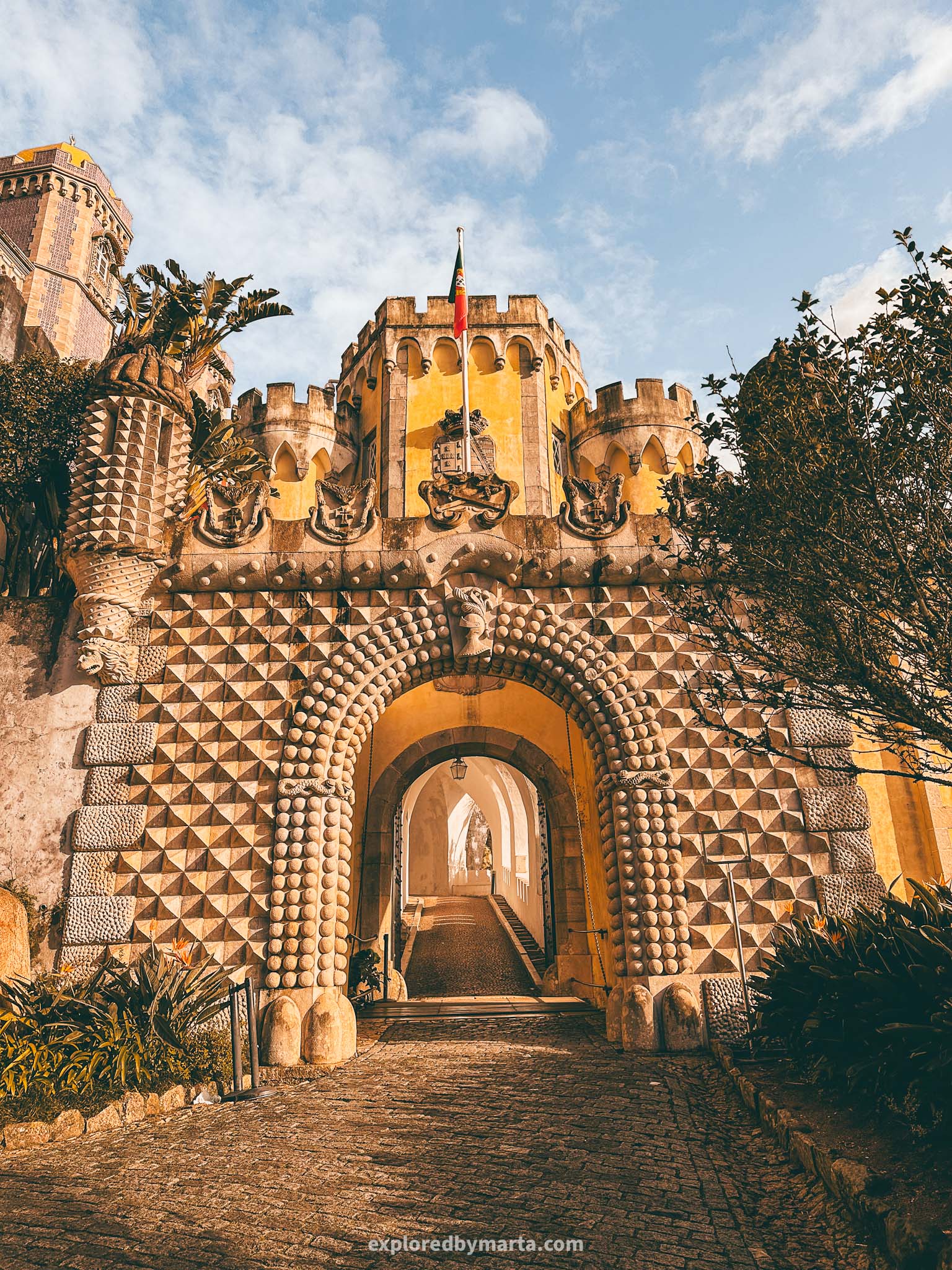 Things to do in Sintra, Portugal - Pena Palace Instagram spots in Sintra
