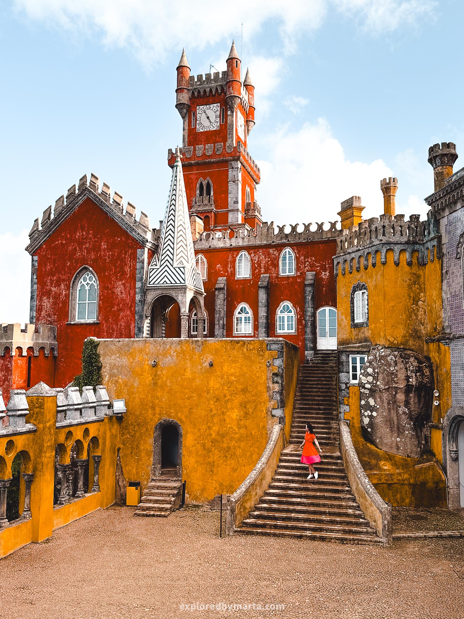 Things to do in Sintra, Portugal - Pena Palace Instagram spots in Sintra