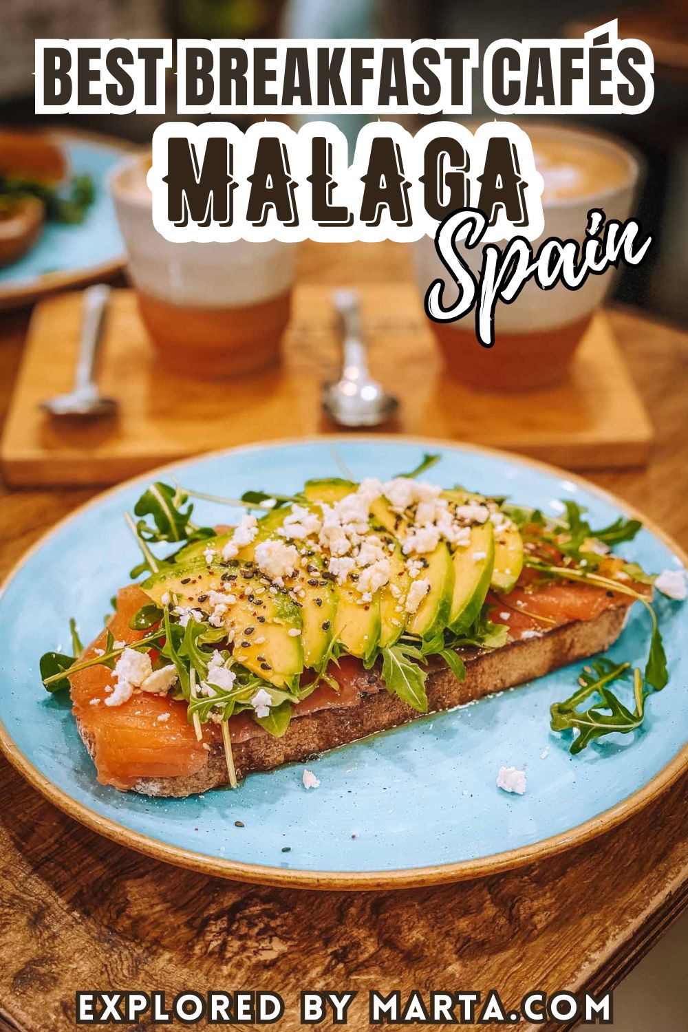 Best breakfast brunch and specialty coffee cafes in Malaga, Andalusia, Spain