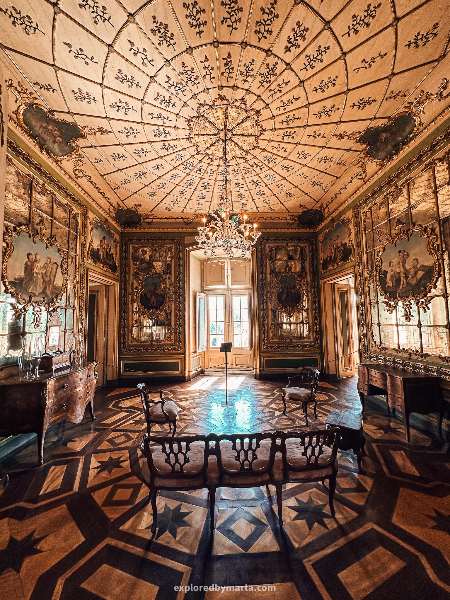 Palaces and castles near Lisbon in Portugal - Queluz National Palace
