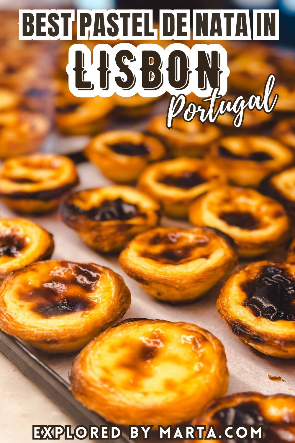 Pastel de nata in Lisbon, Portugal - best cafes and restaurants to try the traditional Portuguese egg tart