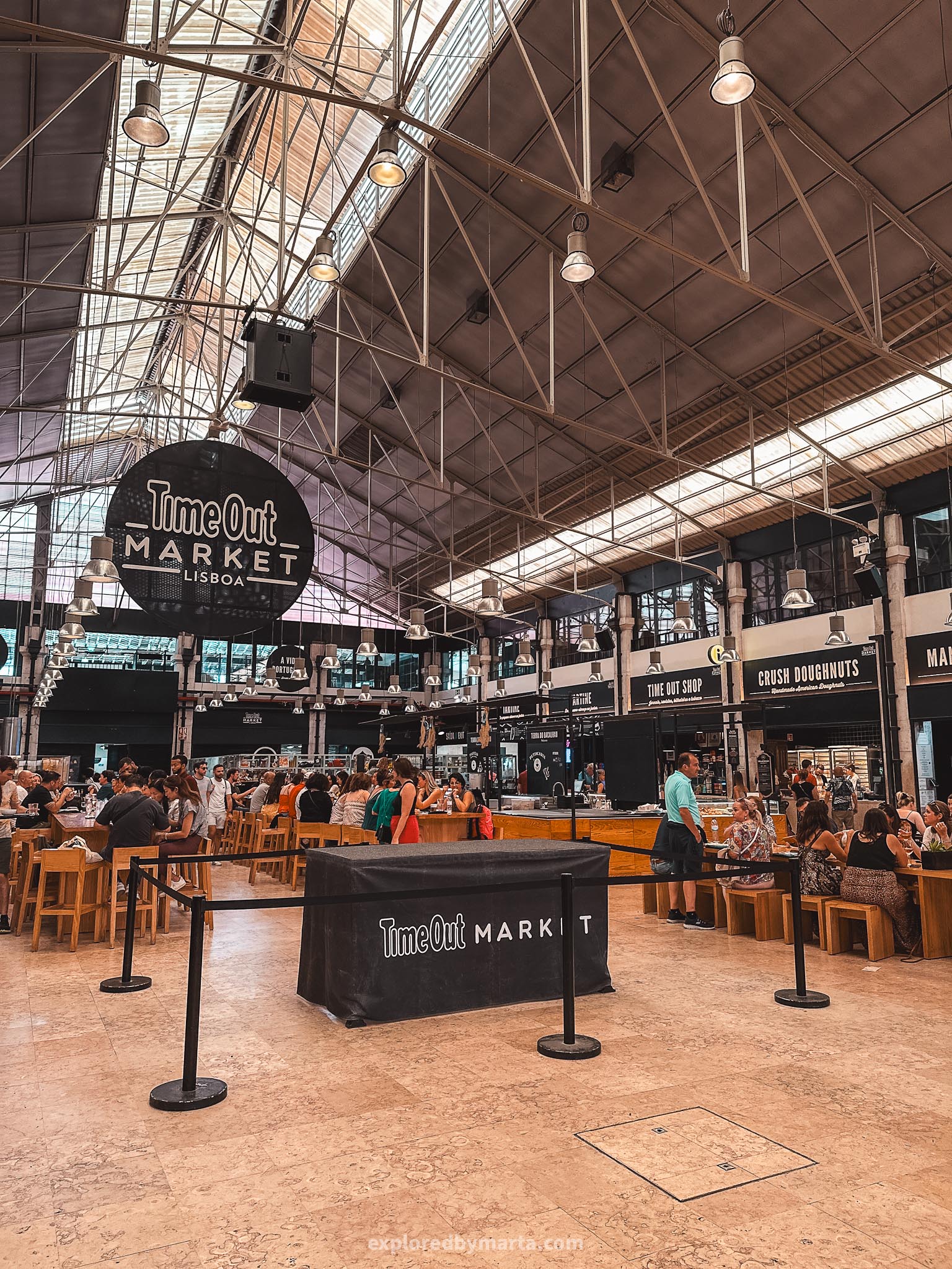 Time Out Market Lisboa - food court style indoor market in Lisbon, Portugal