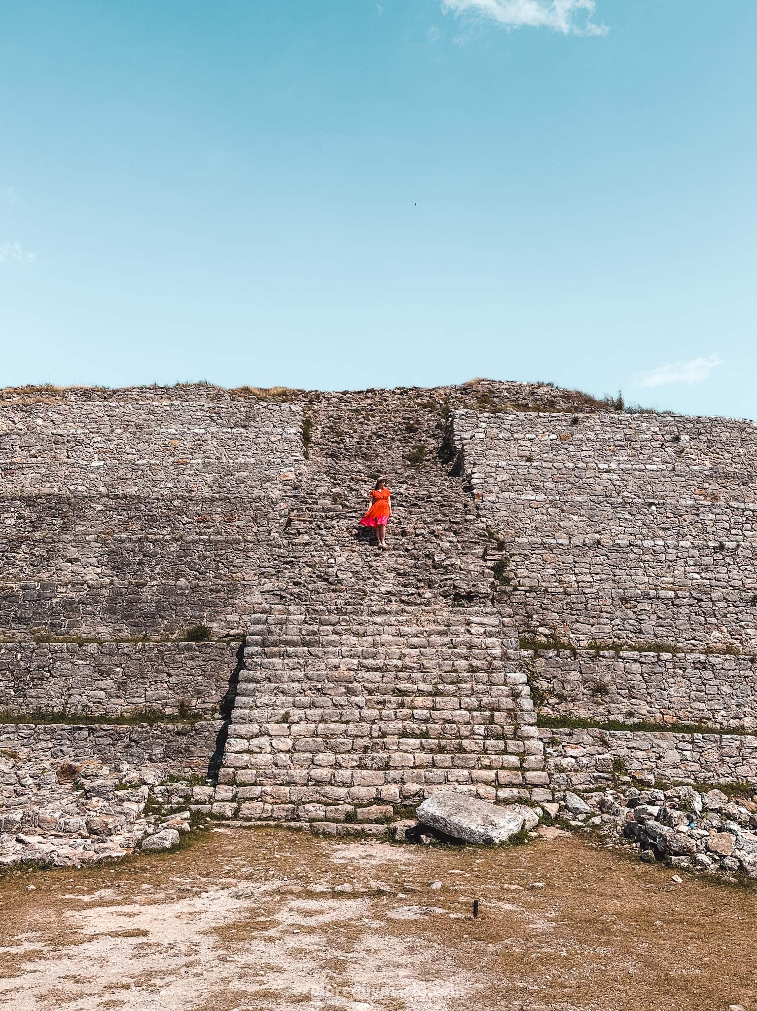 Izamal, Mexico-Kinich Kakmó Pyramid is the largest Mayan pyramid in Izamal and one of the largest Mayan pyramids in Mexico