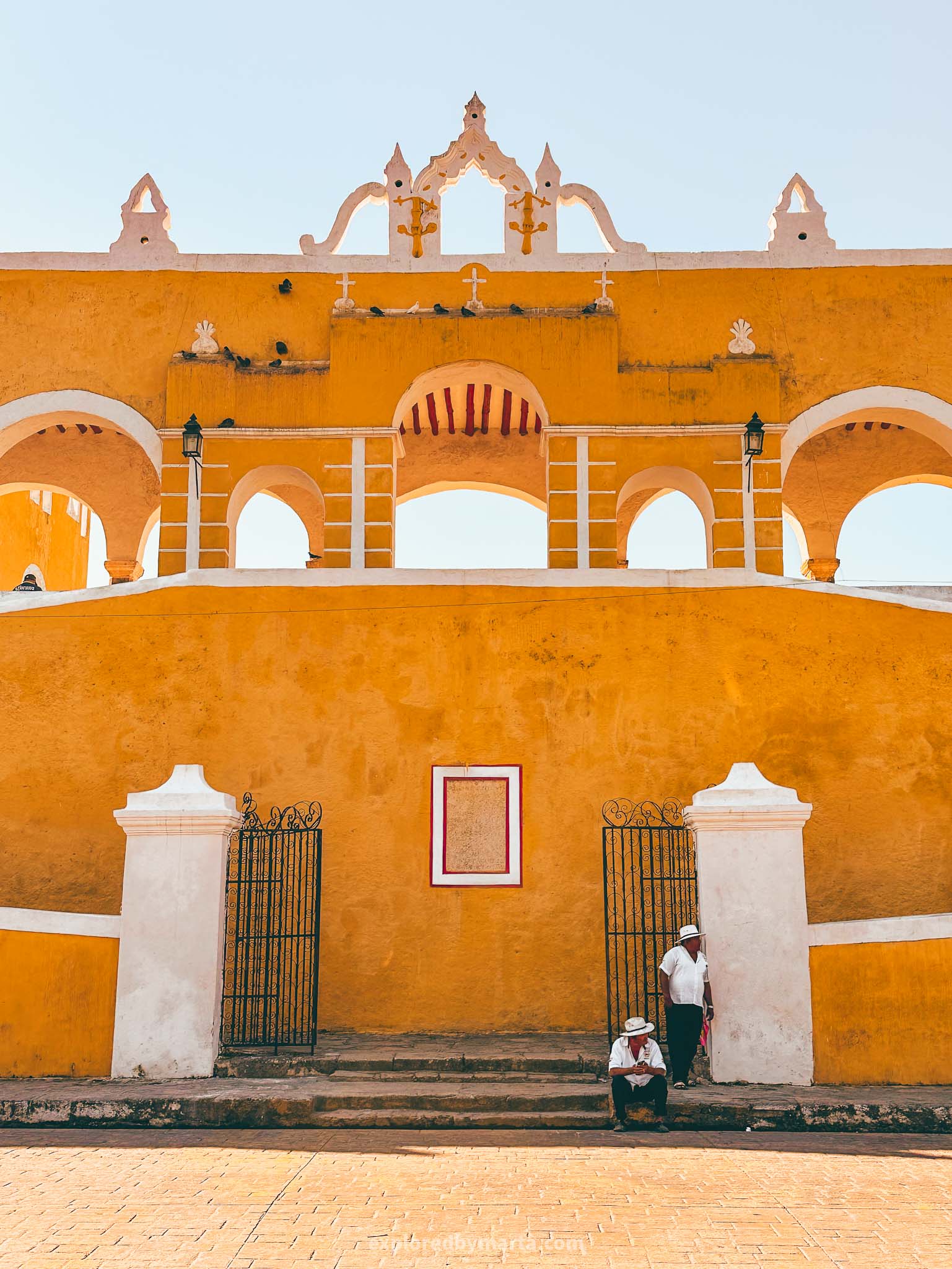 Izamal, Mexico-the yellow Convento de San Antonio convent in Izamal is the main attraction of the city