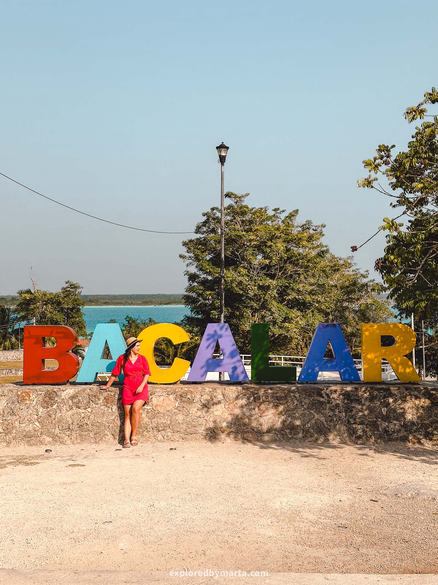Bacalar, Mexico-Bacalar letters in Bacalar, Pueblo Magico