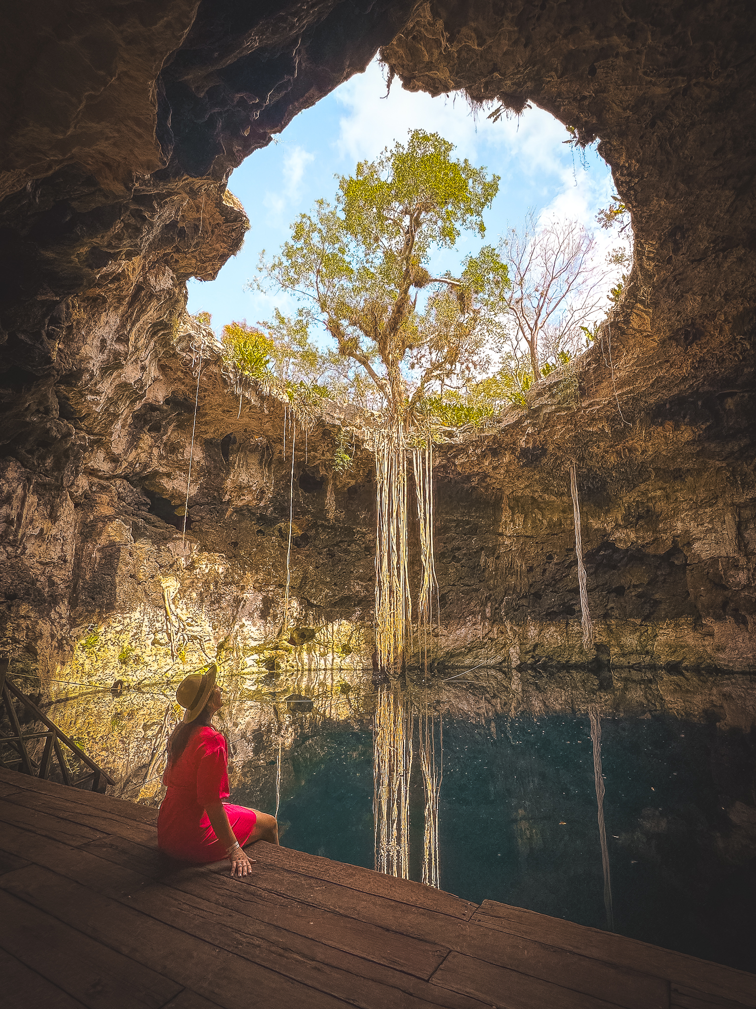 Best day trips from Merida, Mexico - Cenote Xooch in Ring of Cenotes State Reserve