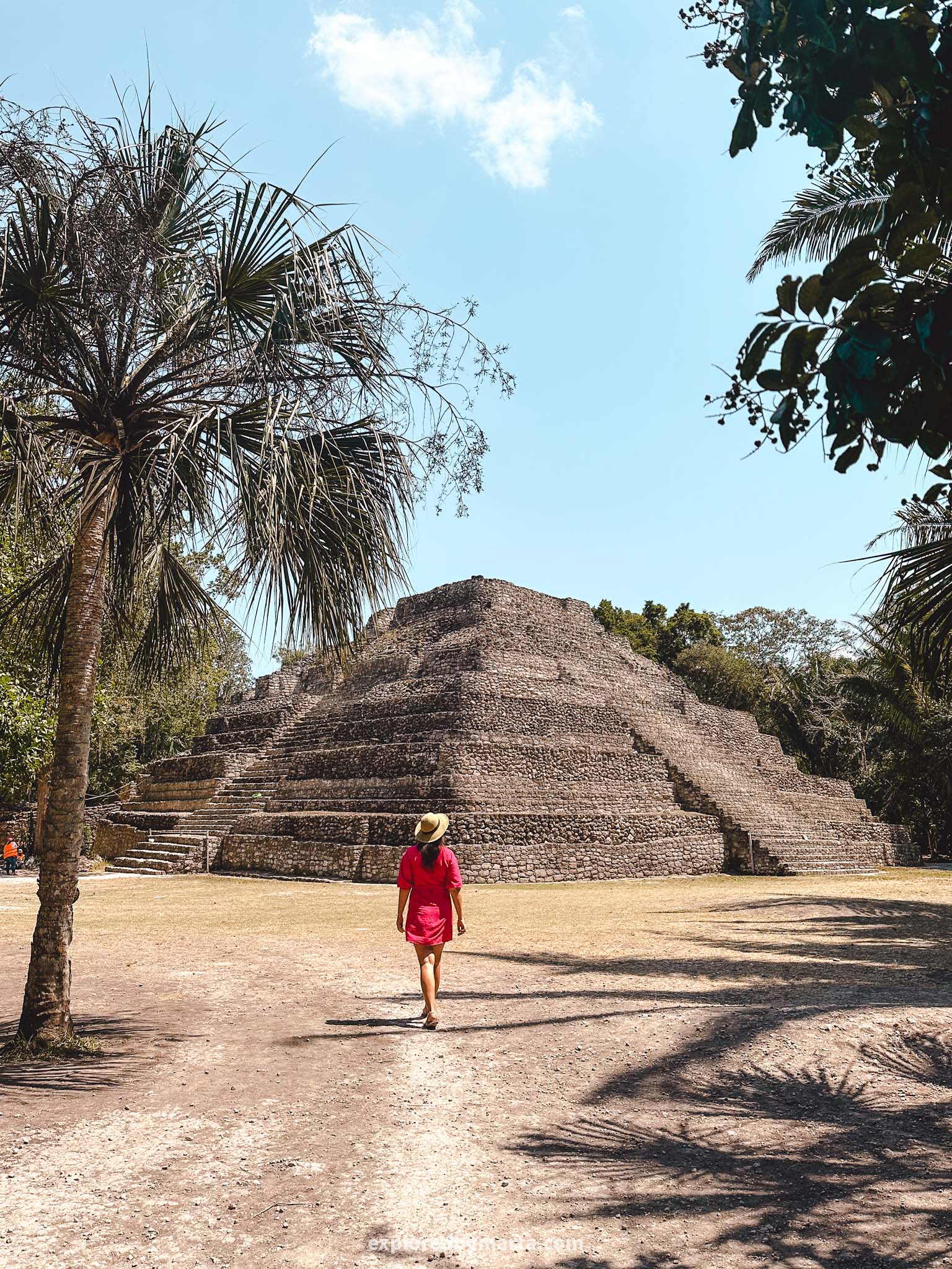 Chacchoben Archaeological Zone in Mexico