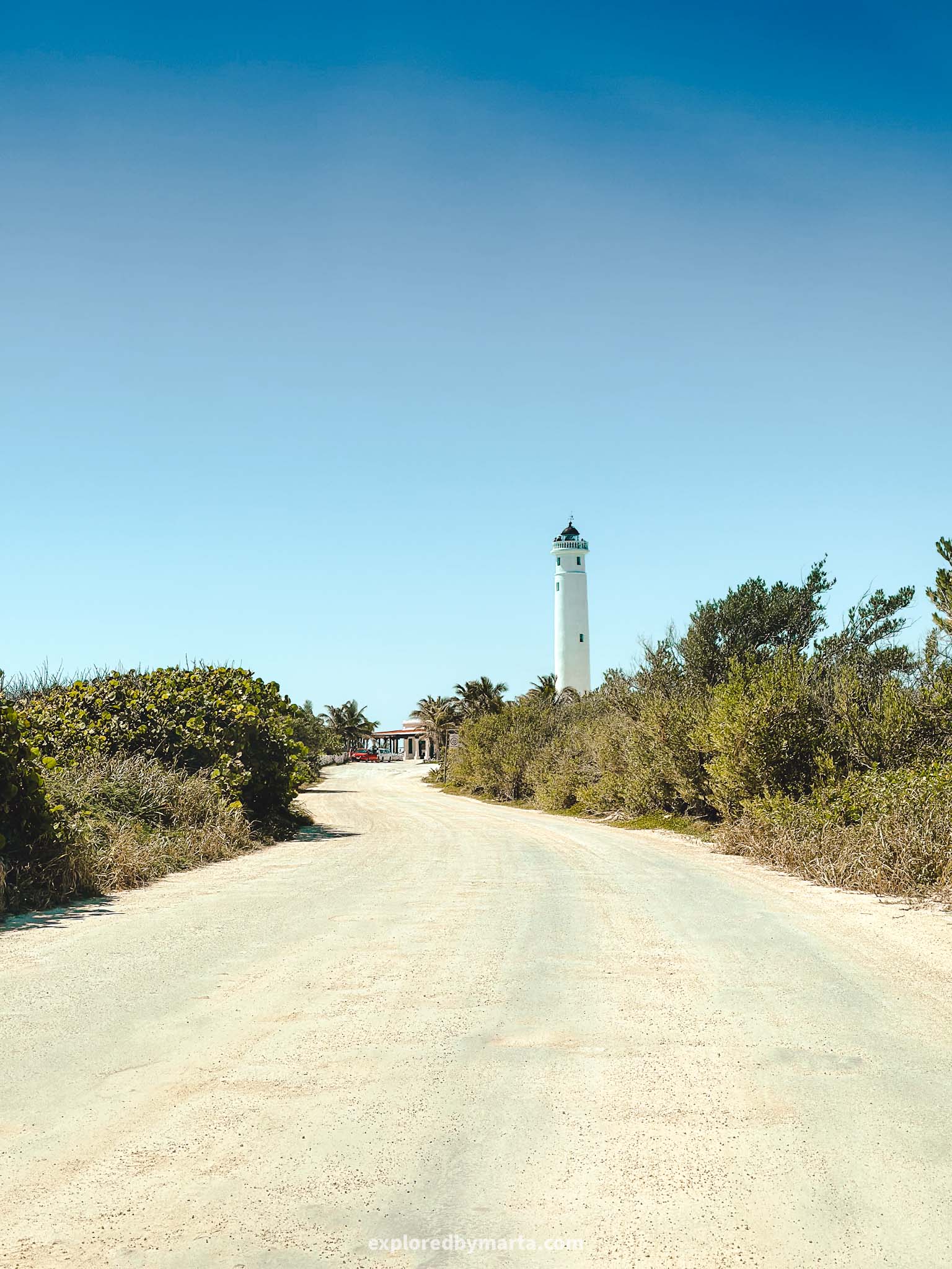 Cozumel, Mexico - Lighthouse of Punta Celarayn in Punta Sur Eco Park