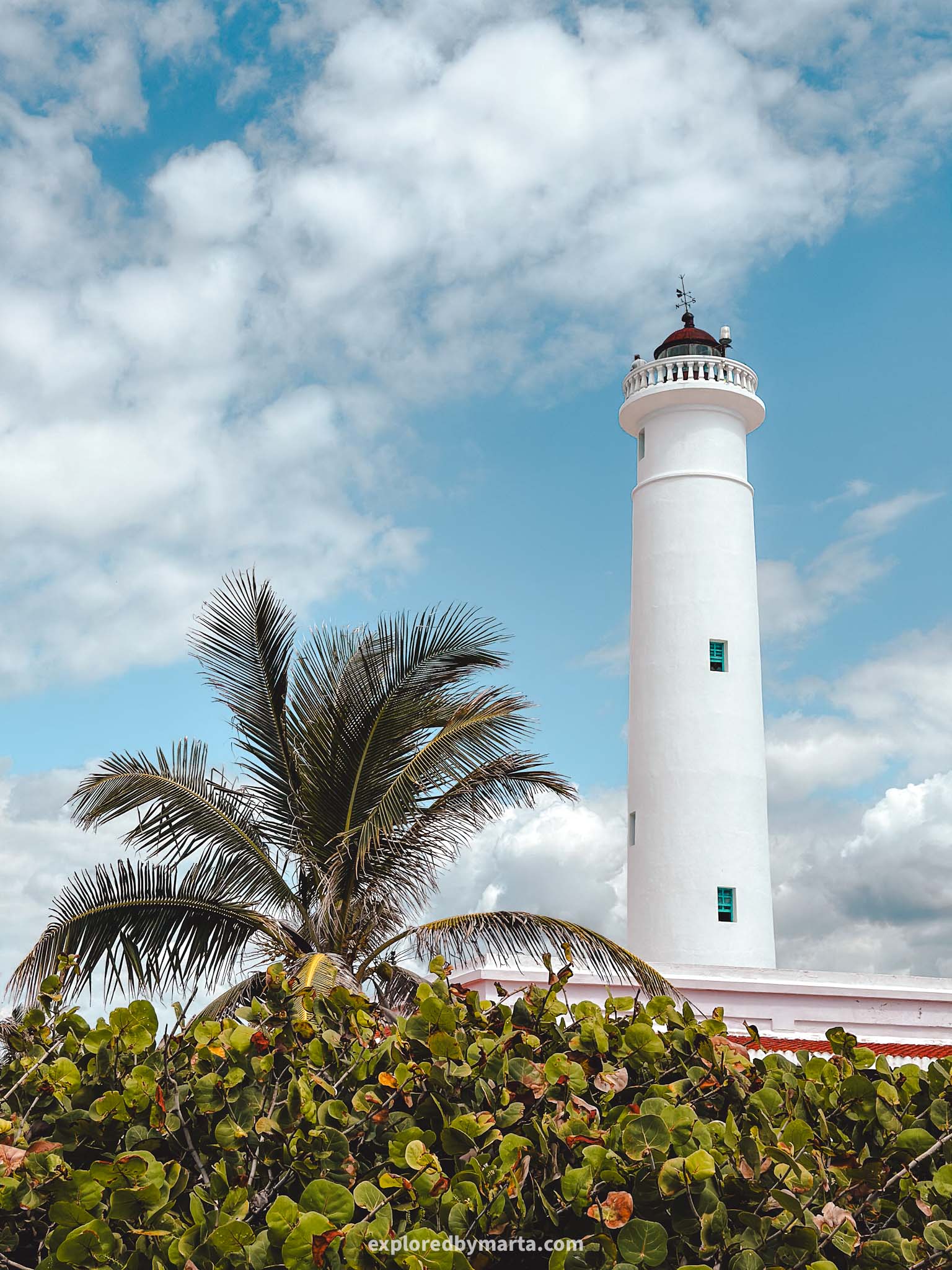 Cozumel, Mexico - Lighthouse of Punta Celarayn in Punta Sur Eco Park