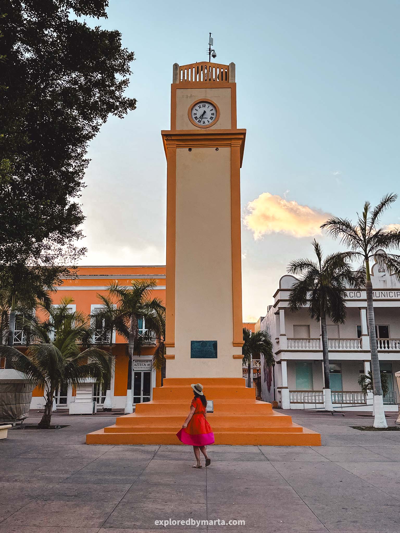 Cozumel, Mexico - Reloj Público Benito Juarez