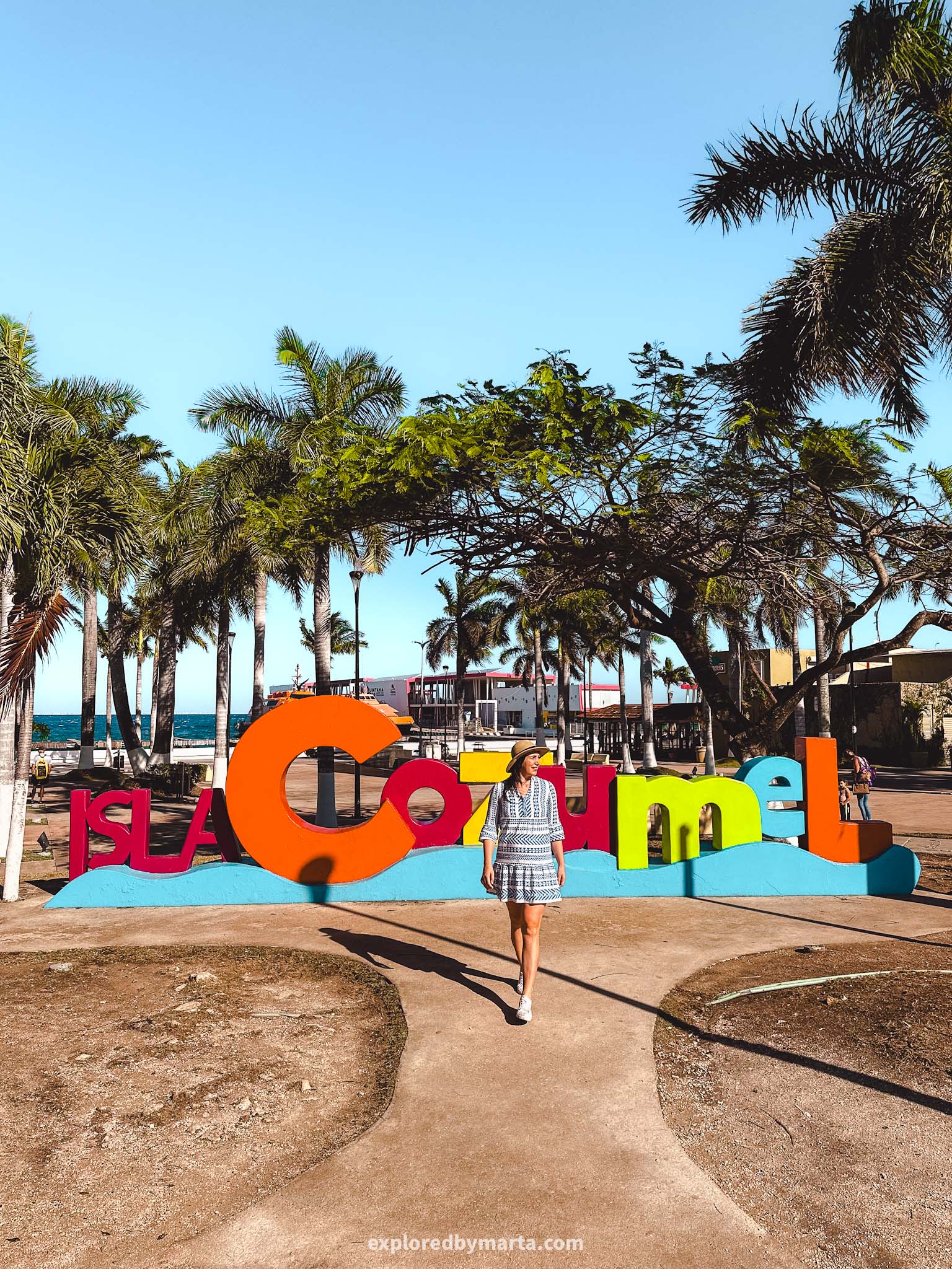Cozumel, Quintana Roo, Mexico - colorful Cozumel letters photo spot