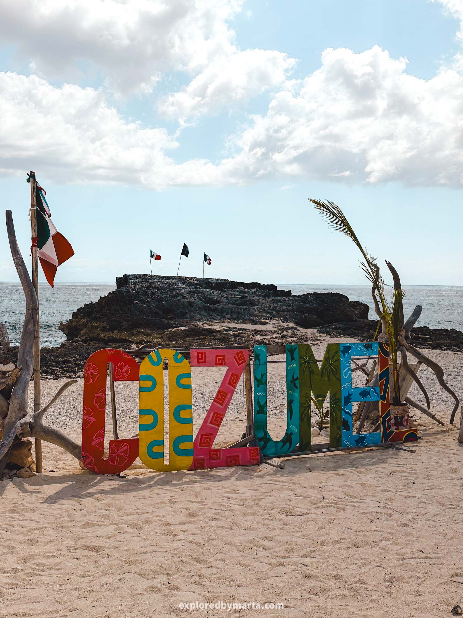 Cozumel, Quintana Roo, Mexico - colorful Cozumel letters photo spot