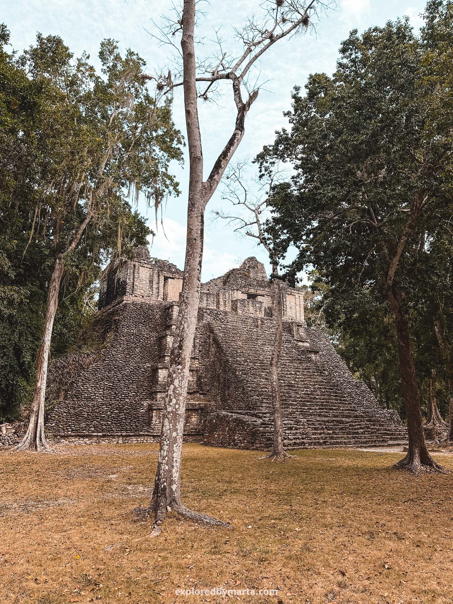 Dzibanché Archaeological Zone in Quintana Roo, Mexico