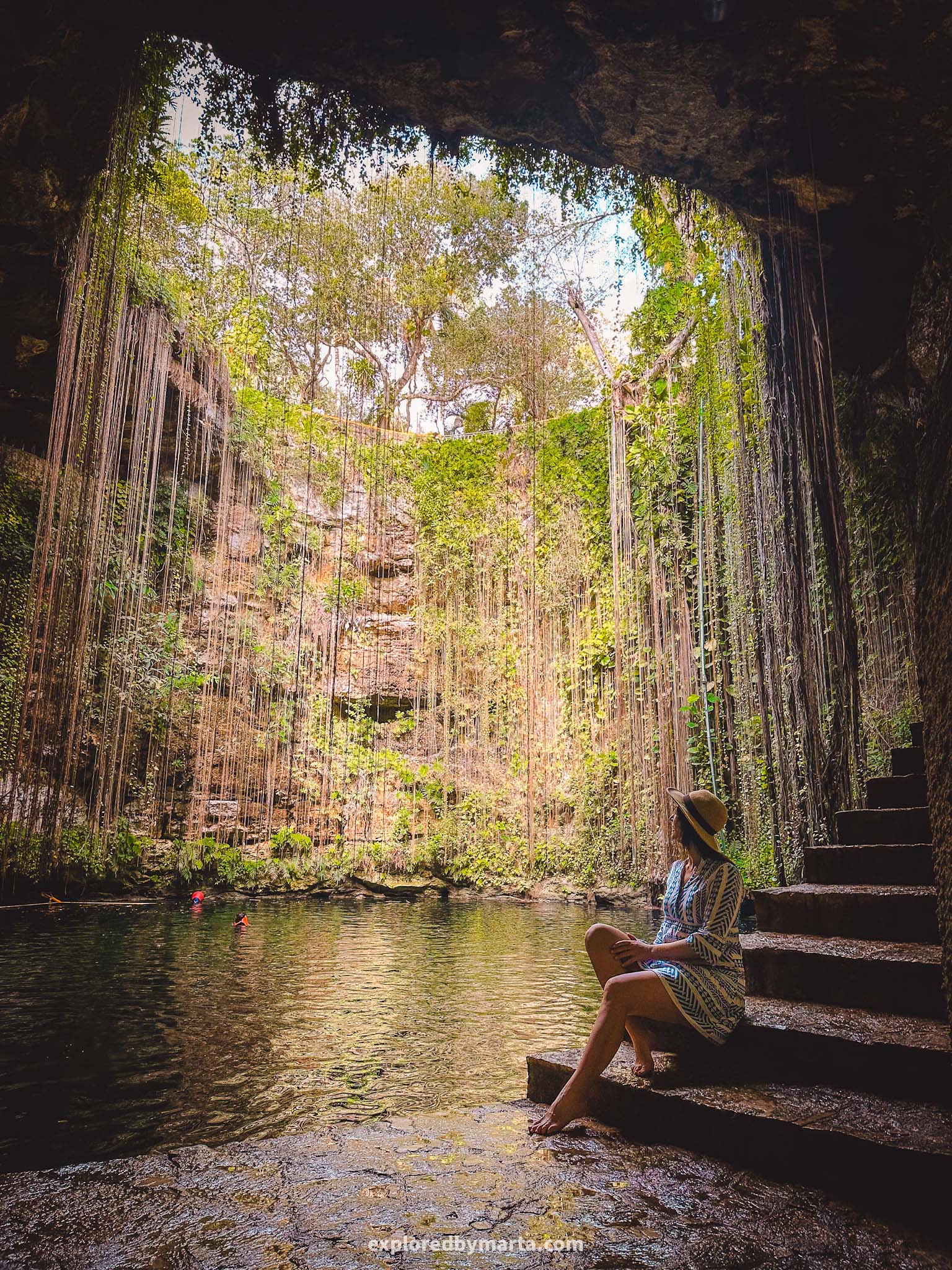 Valladolid, Mexico - most beautiful cenotes near Valladolid - Cenote Ik Kil