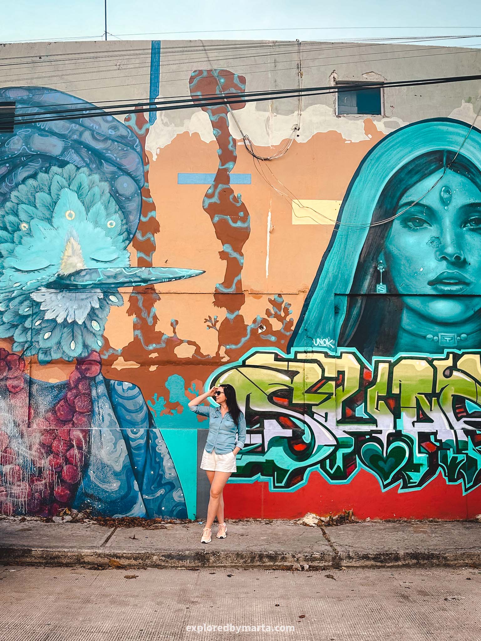 Cancun, Mexico - best Instagram spots in Cancun - street art murals in Cancun