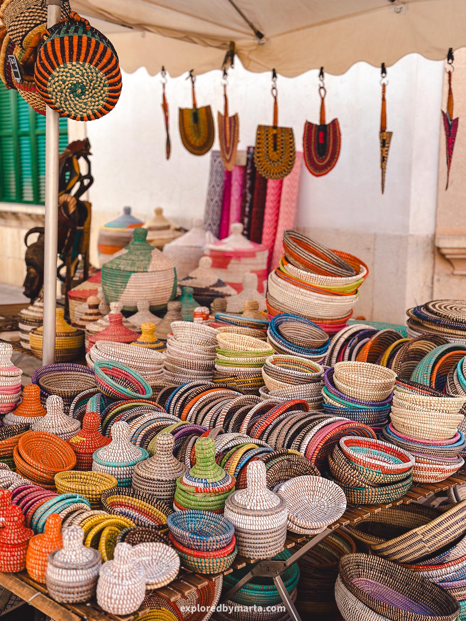 Alcudia Old Town, Mallorca, Spain-Alcudia Market