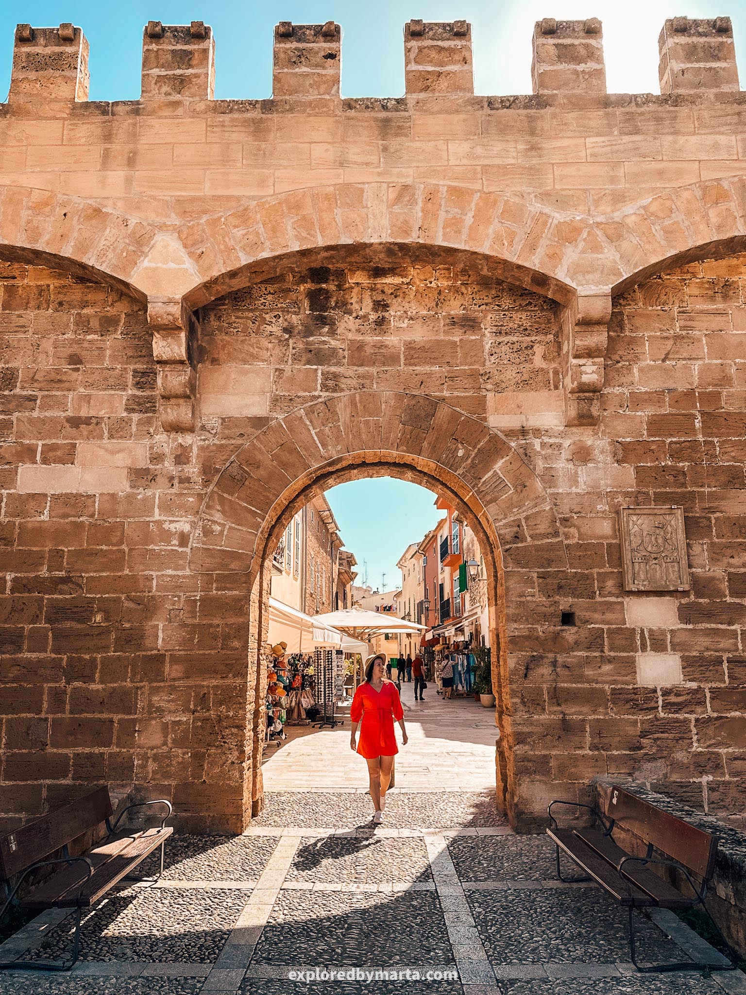 Alcudia Old Town, Mallorca, Spain-Porta de Mallorca