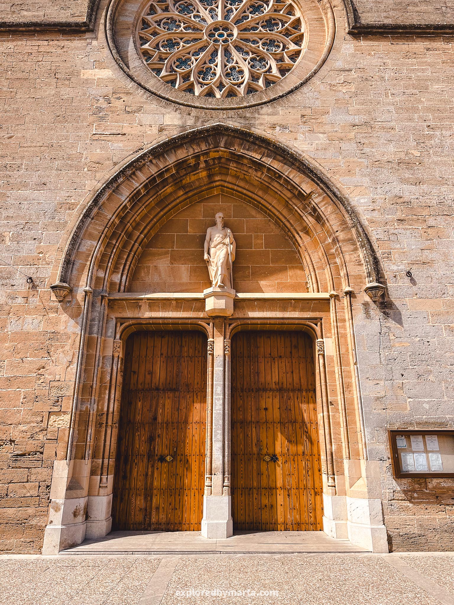 Alcudia Old Town, Mallorca, Spain-Sant Jaume d'Alcúdia Church