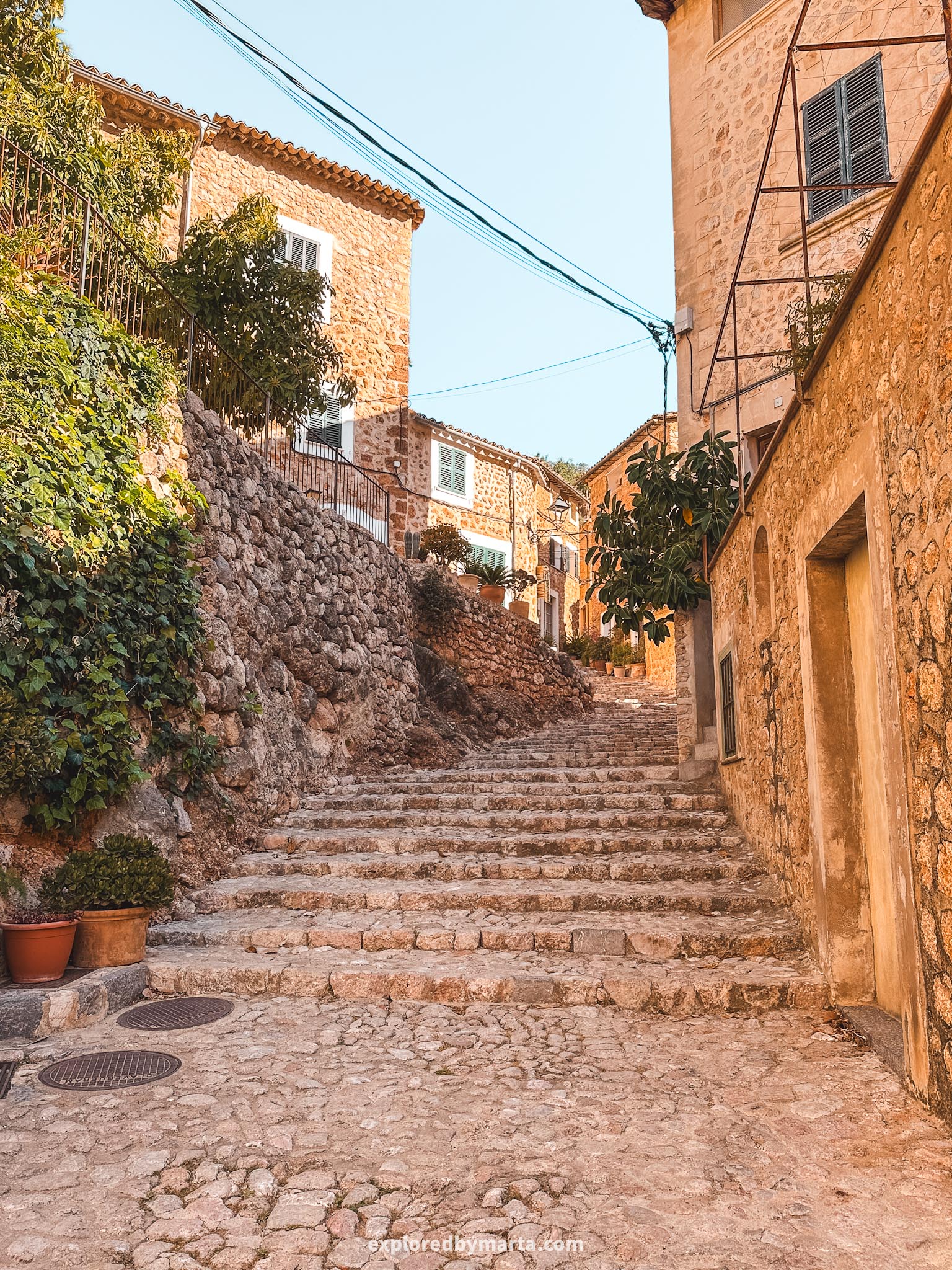 Fornalutx, Mallorca, Spain-Carrer Església